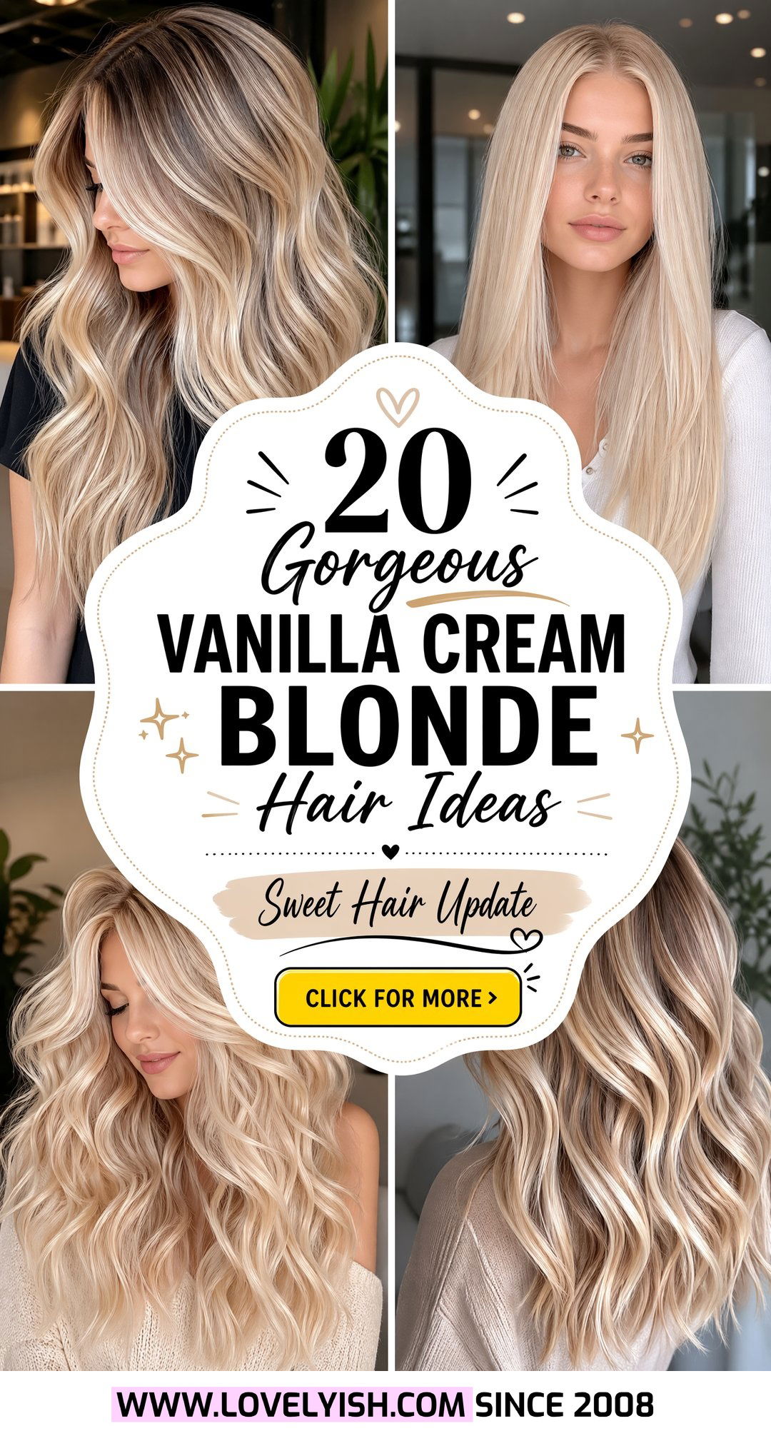20 Gorgeous Vanilla Cream Blonde Hair Ideas For A Sweet Update - 20 Gorgeous Vanilla Cream Blonde Hair Ideas For A Sweet Update