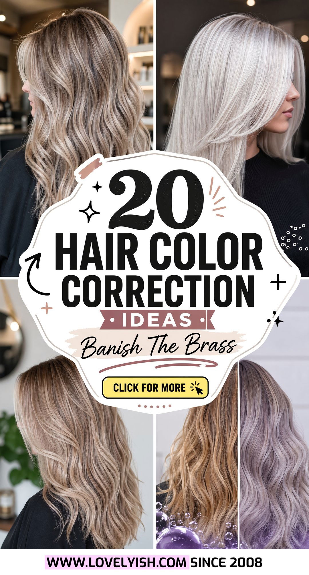 20 Hair Color Correction Ideas for Blondes to Fix Brassiness - 20 Hair Color Correction Ideas for Blondes to Fix Brassiness
