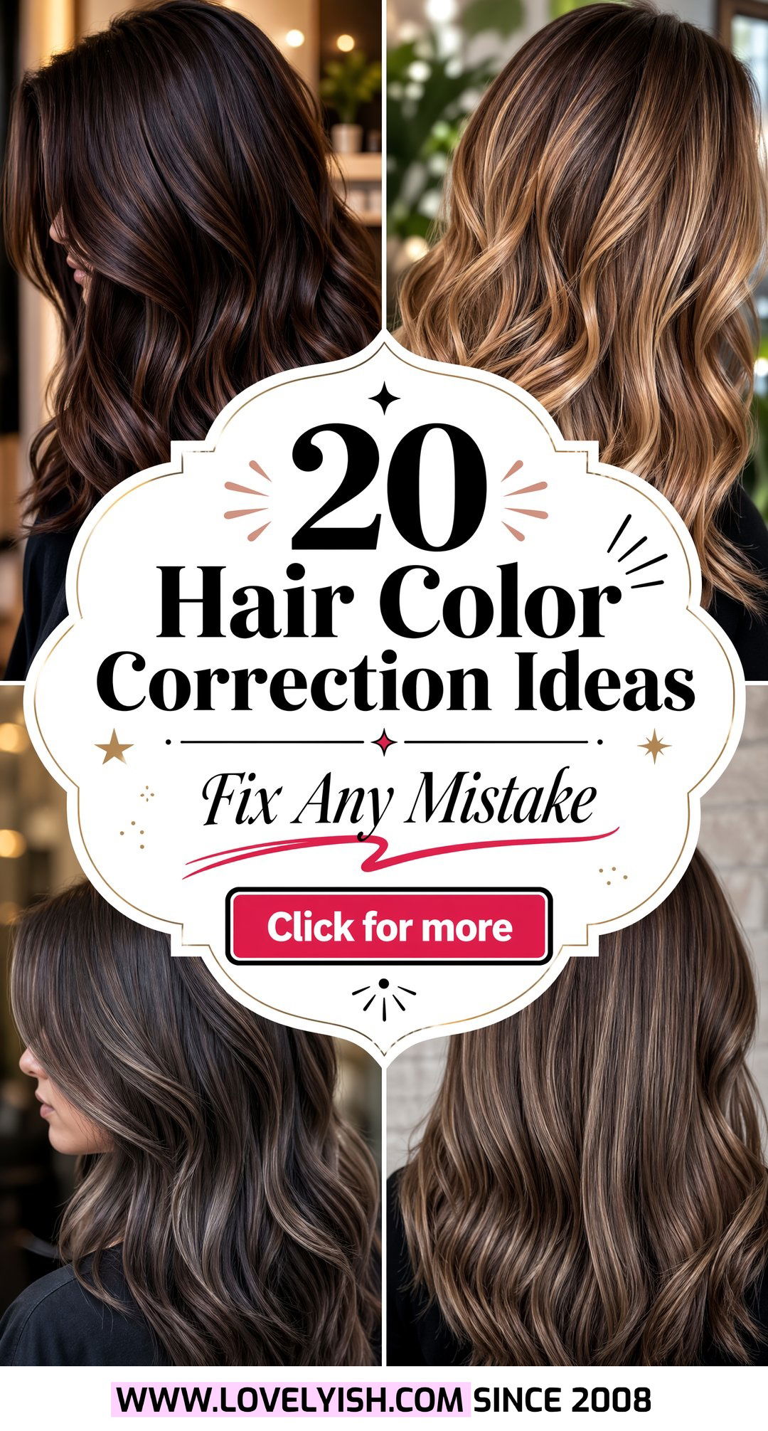 20 Hair Color Correction Ideas for Brunettes to Fix Any Mistake - 20 Hair Color Correction Ideas for Brunettes to Fix Any Mistake