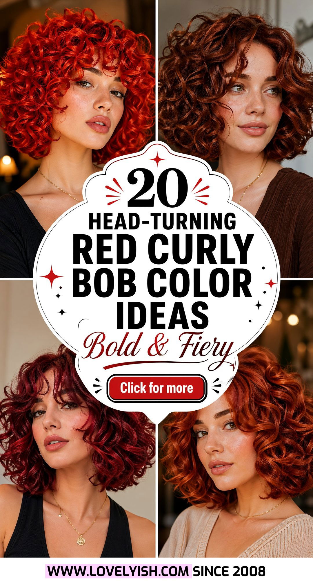 20 Head-Turning Red Curly Bob Color Ideas for a Bold Look - 20 Head-Turning Red Curly Bob Color Ideas for a Bold Look