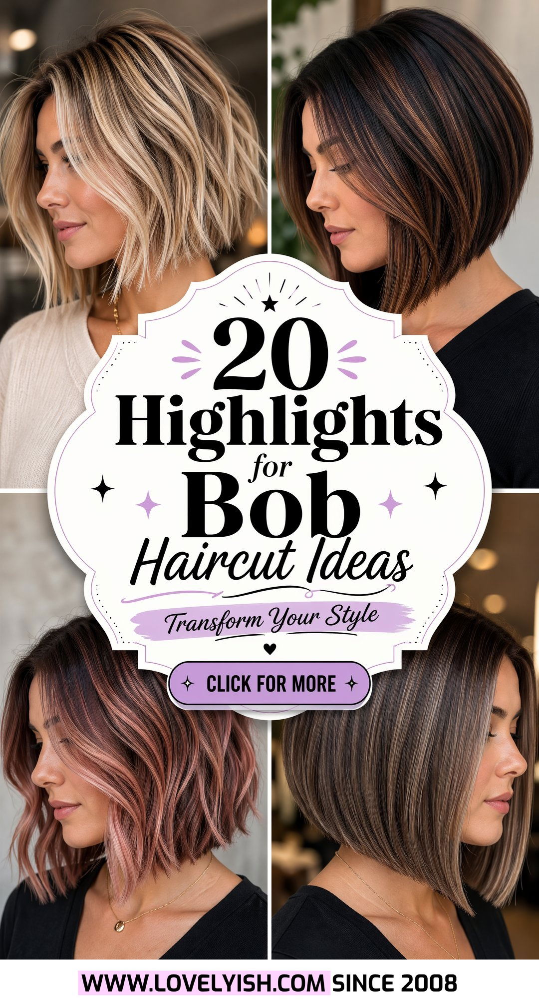 20 Highlights for Bob Haircut Ideas to Transform Your Style - 20 Highlights for Bob Haircut Ideas to Transform Your Style
