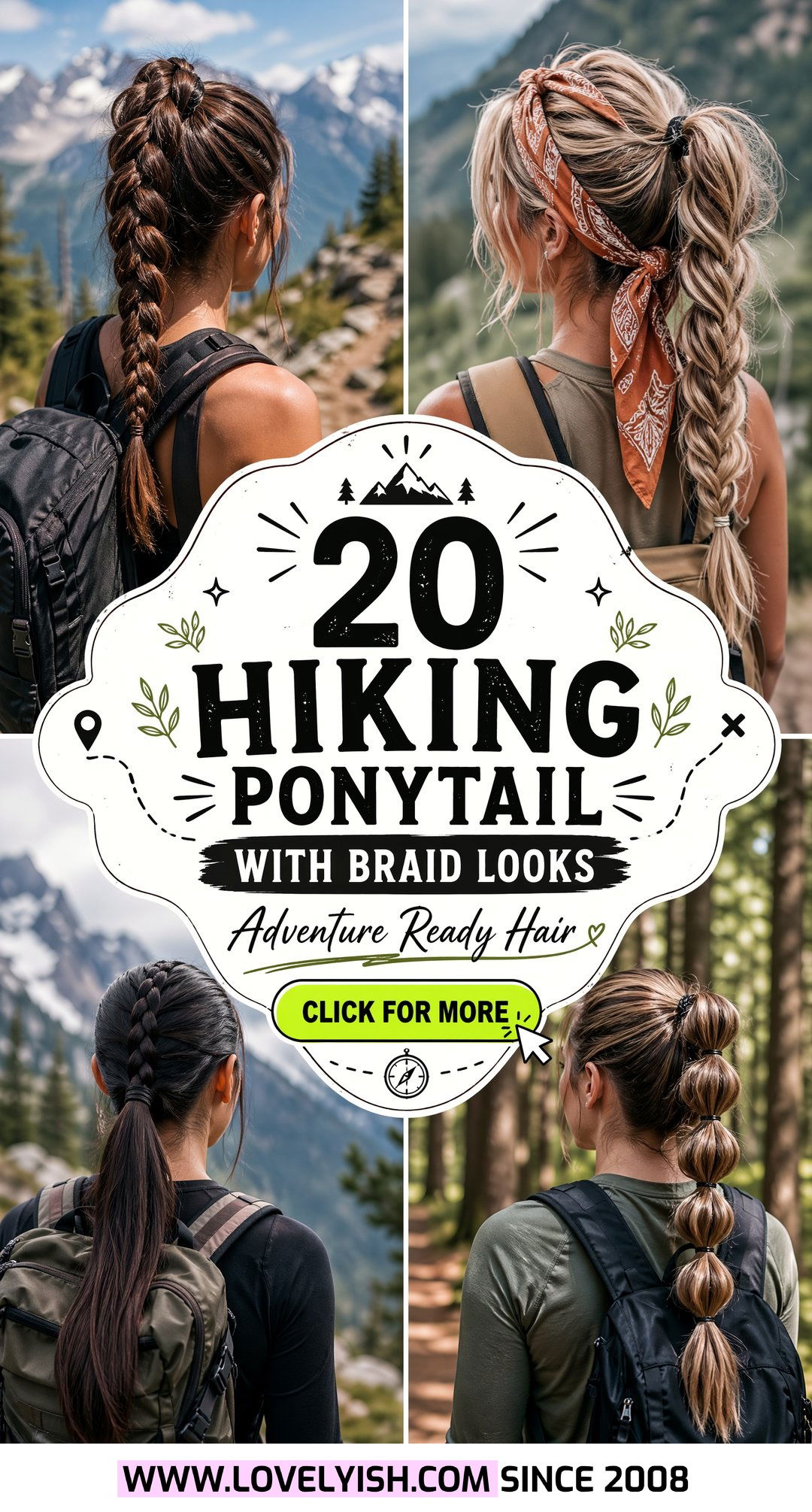 20 Hiking Ponytail With Braid Looks for Your Next Adventure - 20 Hiking Ponytail With Braid Looks for Your Next Adventure