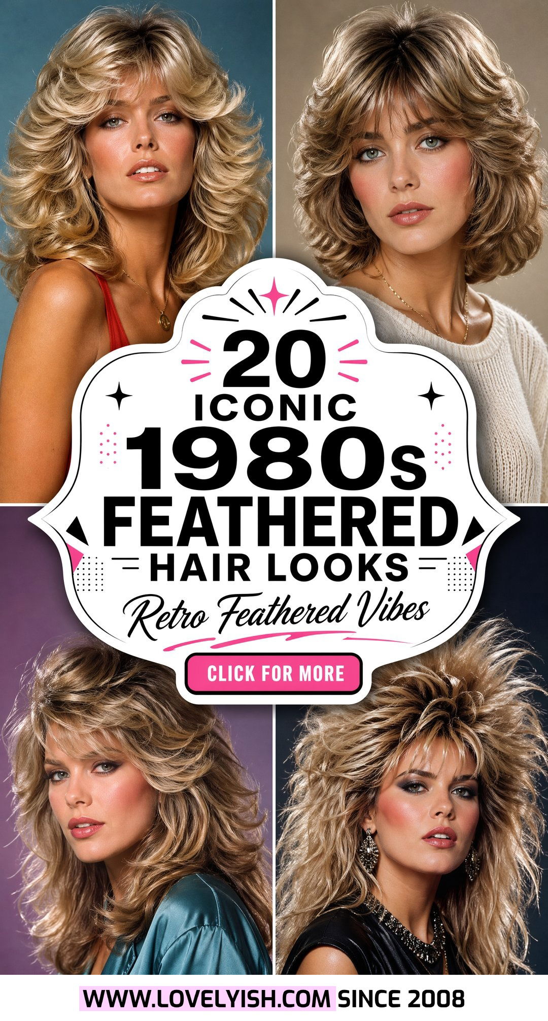 20 Iconic 1980s Feathered Hair Looks You Simply Must Try - 20 Iconic 1980s Feathered Hair Looks You Simply Must Try