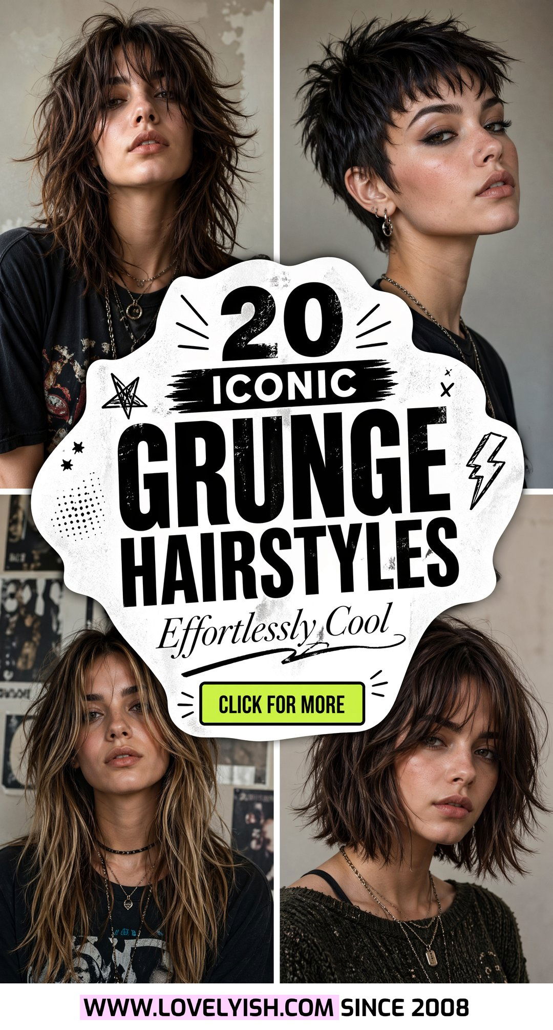 20 Iconic Grunge Hairstyles for an Effortlessly Cool Vibe - 20 Iconic Grunge Hairstyles for an Effortlessly Cool Vibe