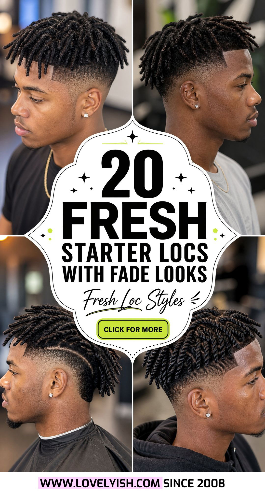 20 Incredibly Fresh Starter Locs With Fade Looks To Try - 20 Incredibly Fresh Starter Locs With Fade Looks To Try