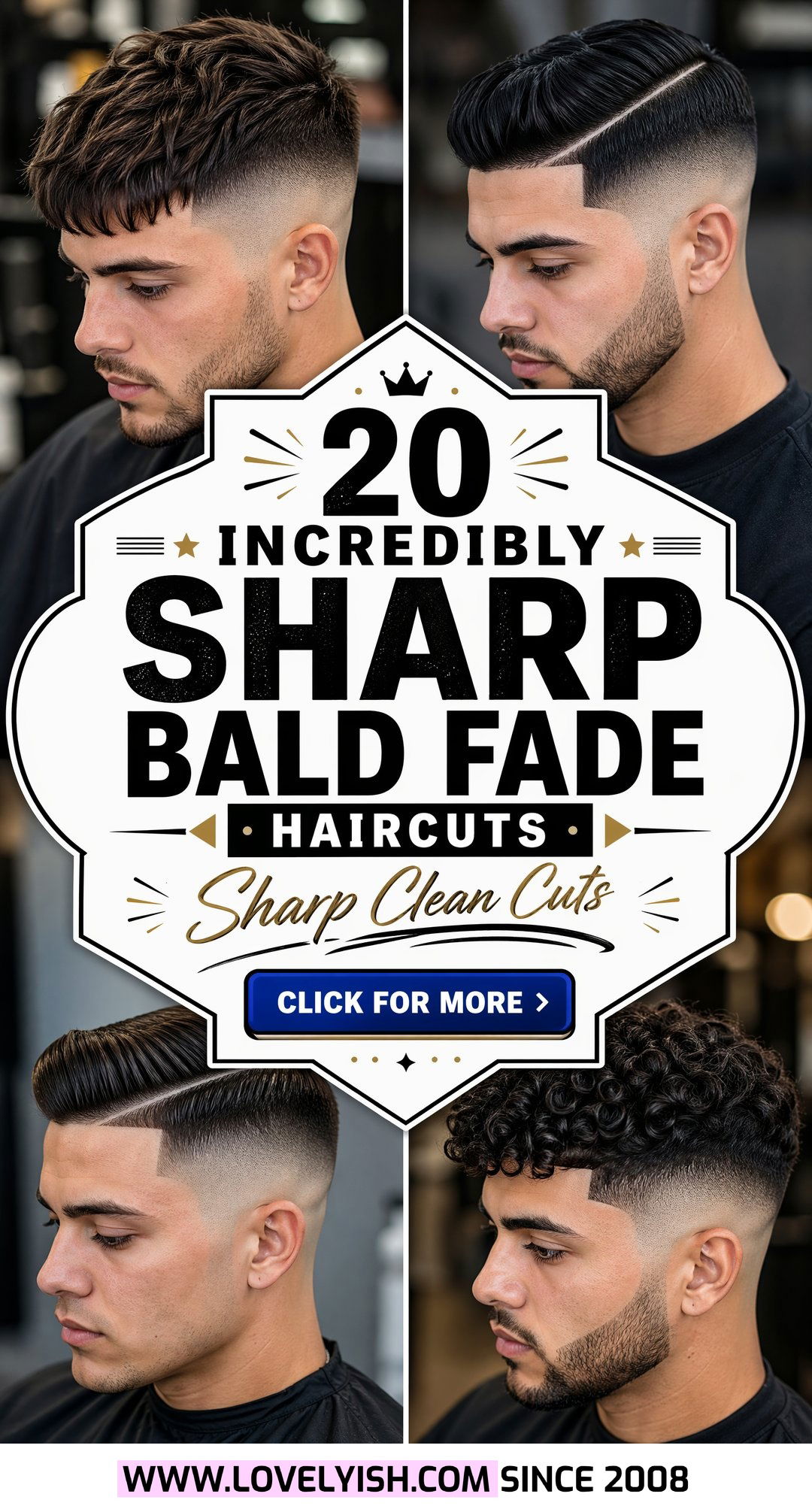 20 Incredibly Sharp Bald Fade Haircut Ideas For A Clean Look - 20 Incredibly Sharp Bald Fade Haircut Ideas For A Clean Look