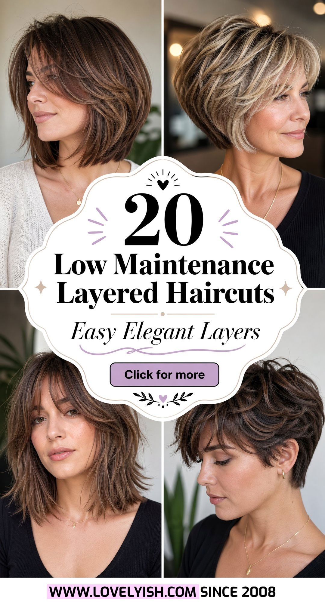 20 Low Maintenance Layered Haircut for Mature Women Ideas - 20 Low Maintenance Layered Haircut for Mature Women Ideas