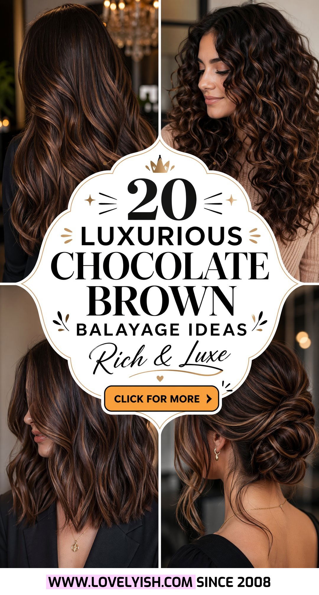 20 Luxurious Chocolate Brown Balayage Ideas for a Rich Look - 20 Luxurious Chocolate Brown Balayage Ideas for a Rich Look