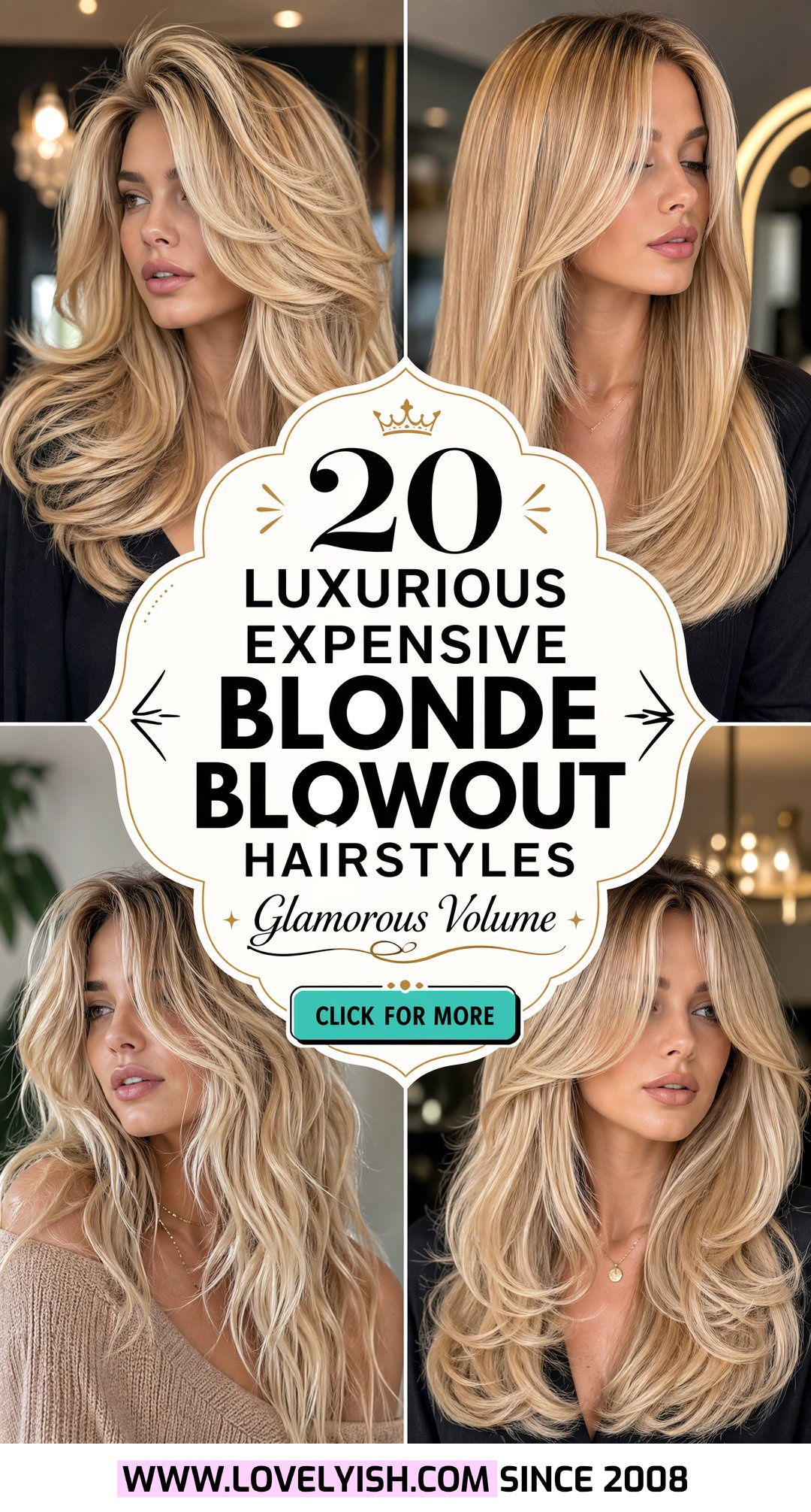 20 Luxurious Expensive Blonde Blowout Hairstyle Ideas - 20 Luxurious Expensive Blonde Blowout Hairstyle Ideas