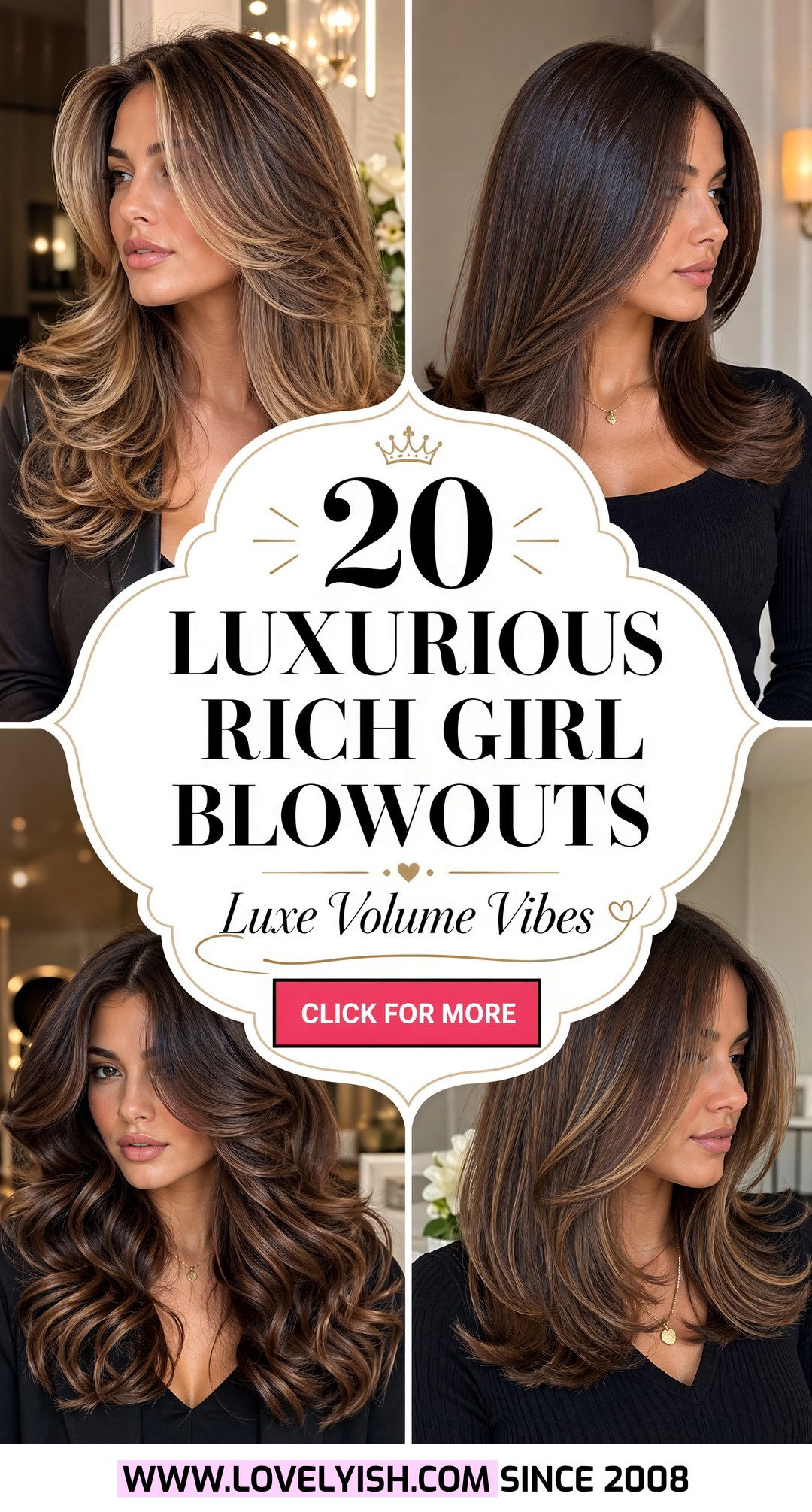 20 Luxurious Rich Girl Blowout Ideas For Medium Hair Looks - 20 Luxurious Rich Girl Blowout Ideas For Medium Hair Looks