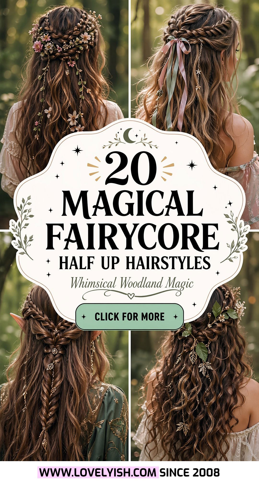 20 Magical Fairycore Half Up Hairstyle Ideas to Try Today - 20 Magical Fairycore Half Up Hairstyle Ideas to Try Today