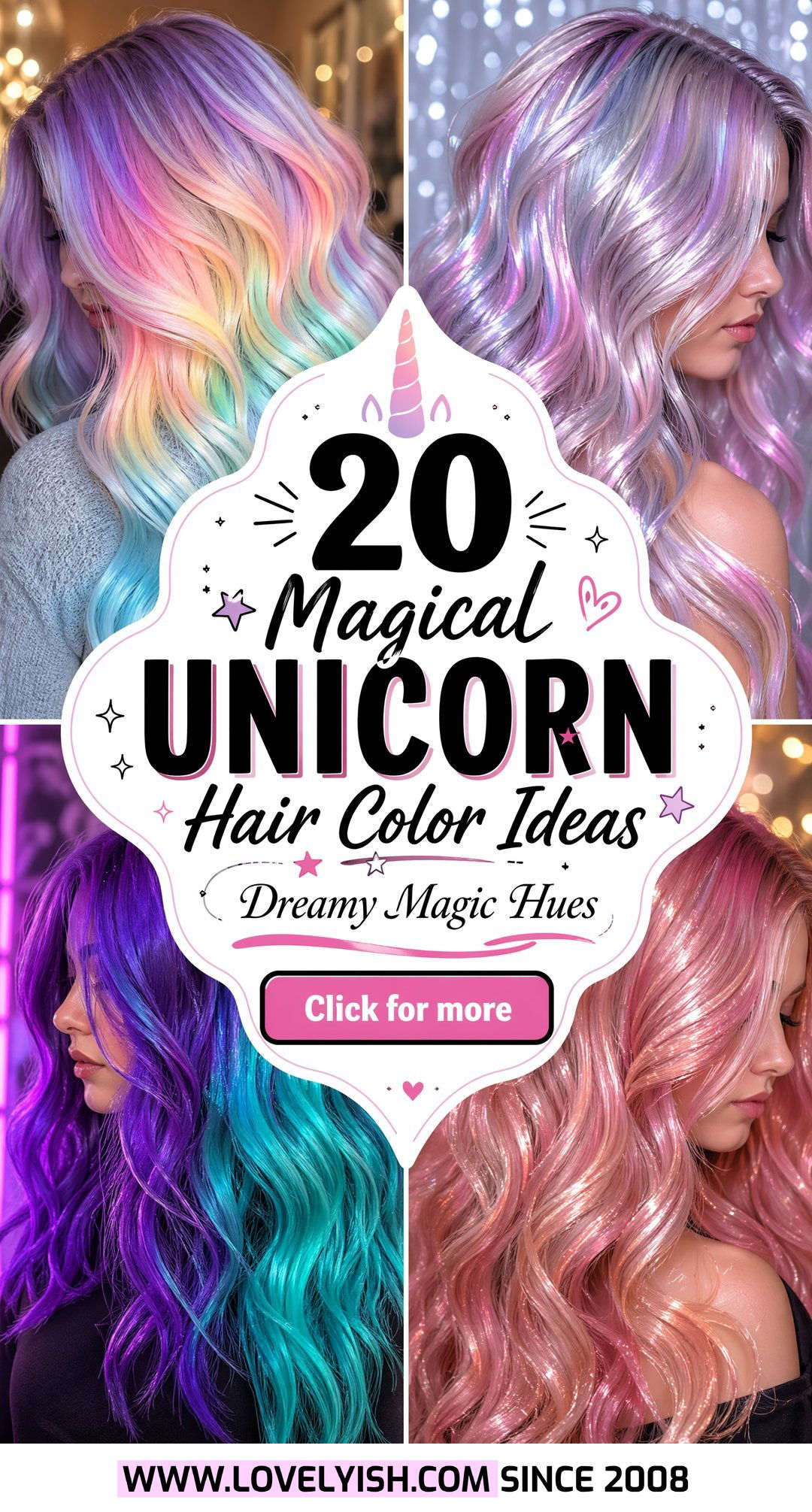 20 Magical Unicorn Hair Color Ideas to Inspire Your Next Look - 20 Magical Unicorn Hair Color Ideas to Inspire Your Next Look