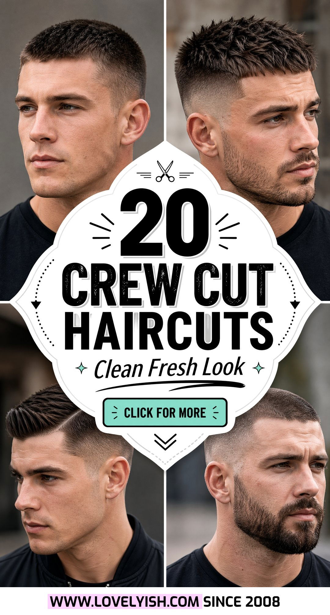 20 Masculine Crew Cut Haircut Ideas for a Clean Fresh Look - 20 Masculine Crew Cut Haircut Ideas for a Clean, Fresh Look
