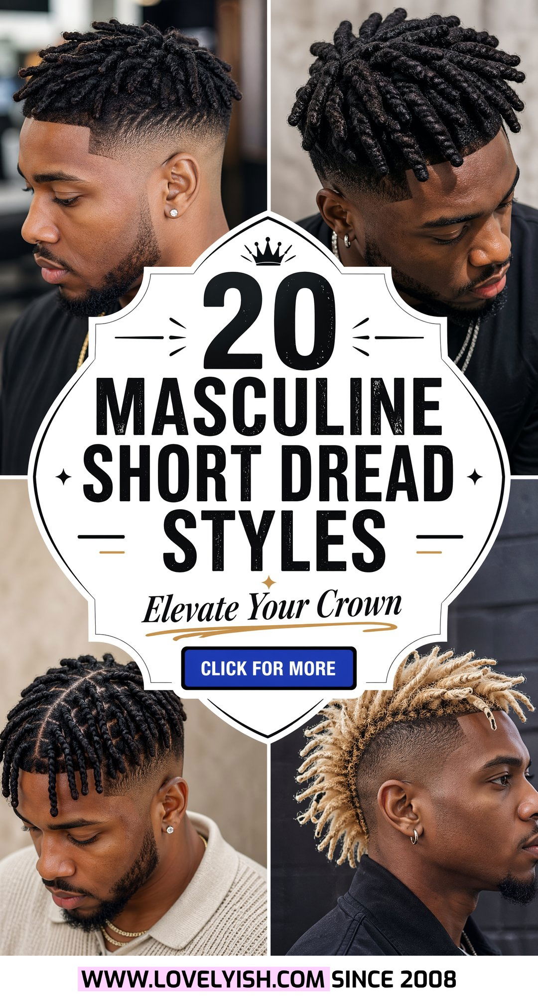20 Masculine Short Dread Styles for Men to Elevate Look - 20 Masculine Short Dread Styles for Men to Elevate Look