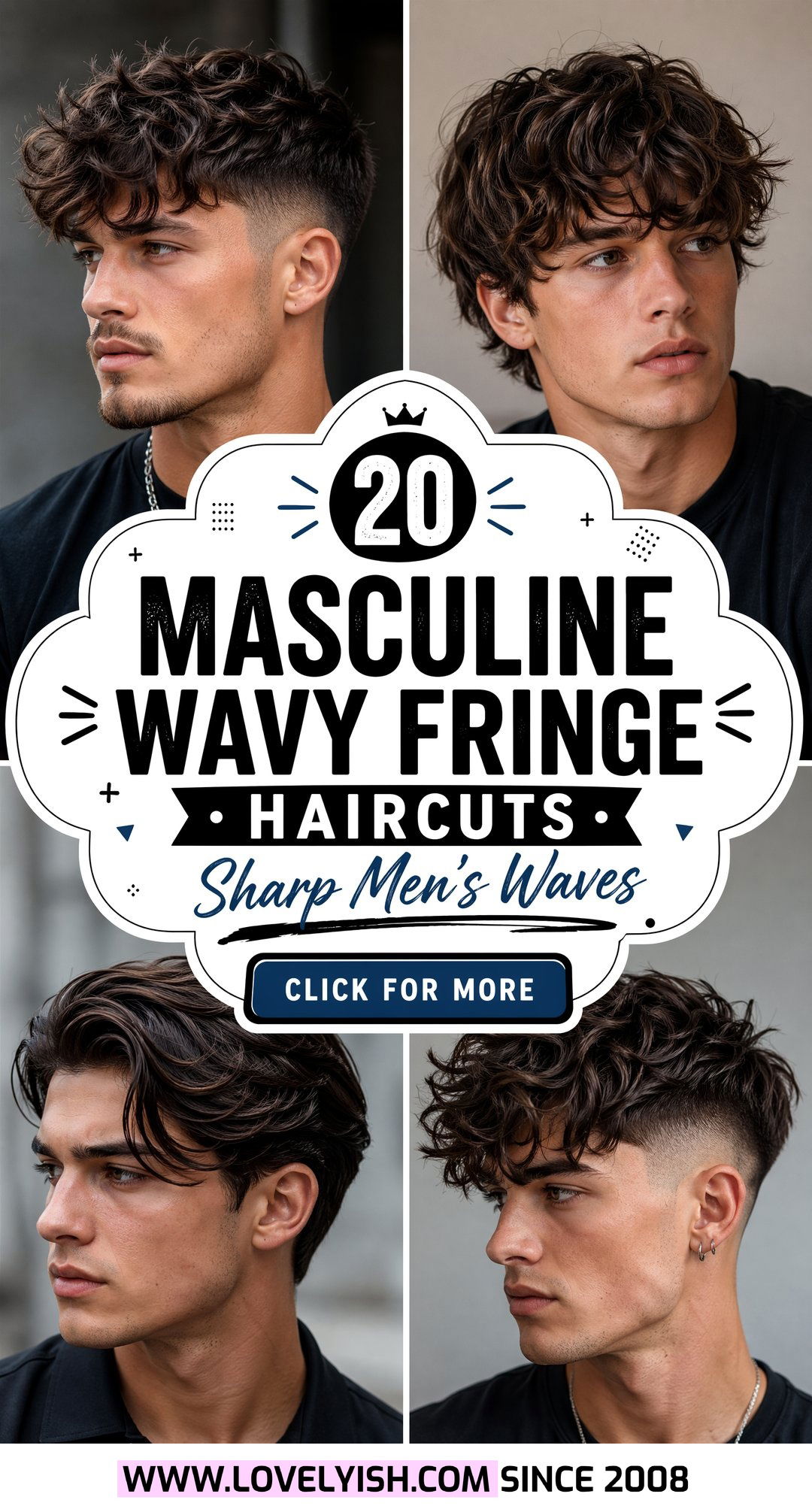 20 Masculine Wavy Fringe Haircut Men Will Absolutely Love - 20 Masculine Wavy Fringe Haircut Men Will Absolutely Love