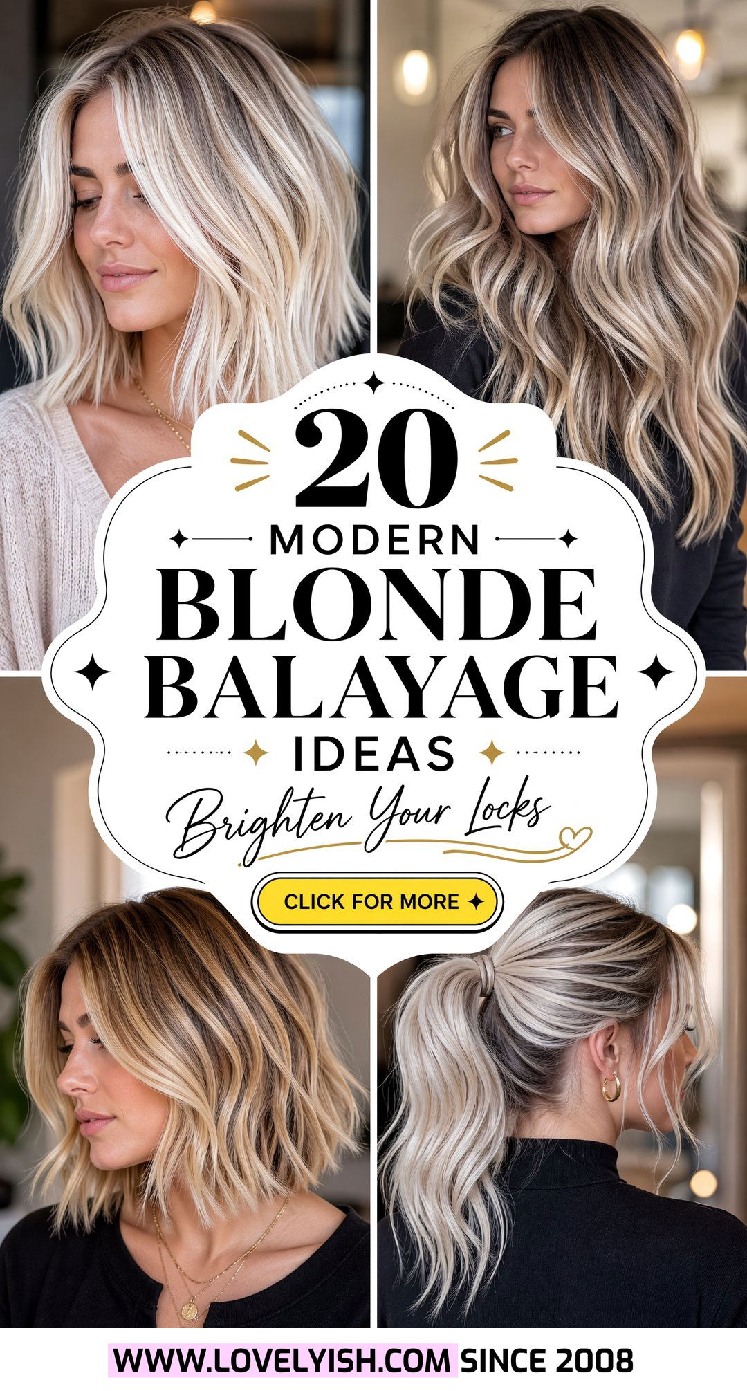20 Modern Blonde Balayage Ideas for a Bright Fresh Look - 20 Modern Blonde Balayage Ideas for a Bright, Fresh Look