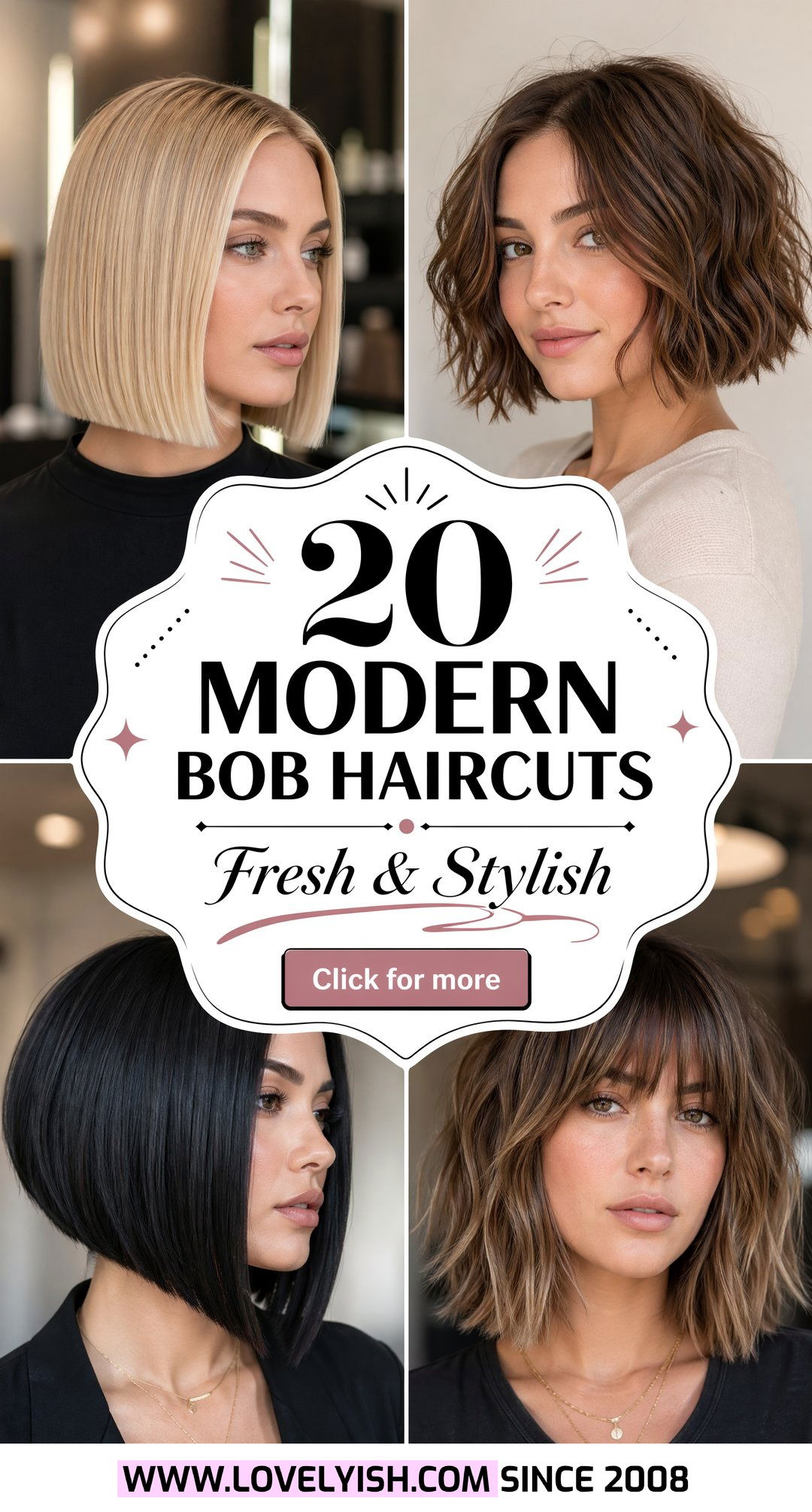 20 Modern Bob Haircut Ideas for a Fresh Stylish Look - 20 Modern Bob Haircut Ideas for a Fresh, Stylish Look