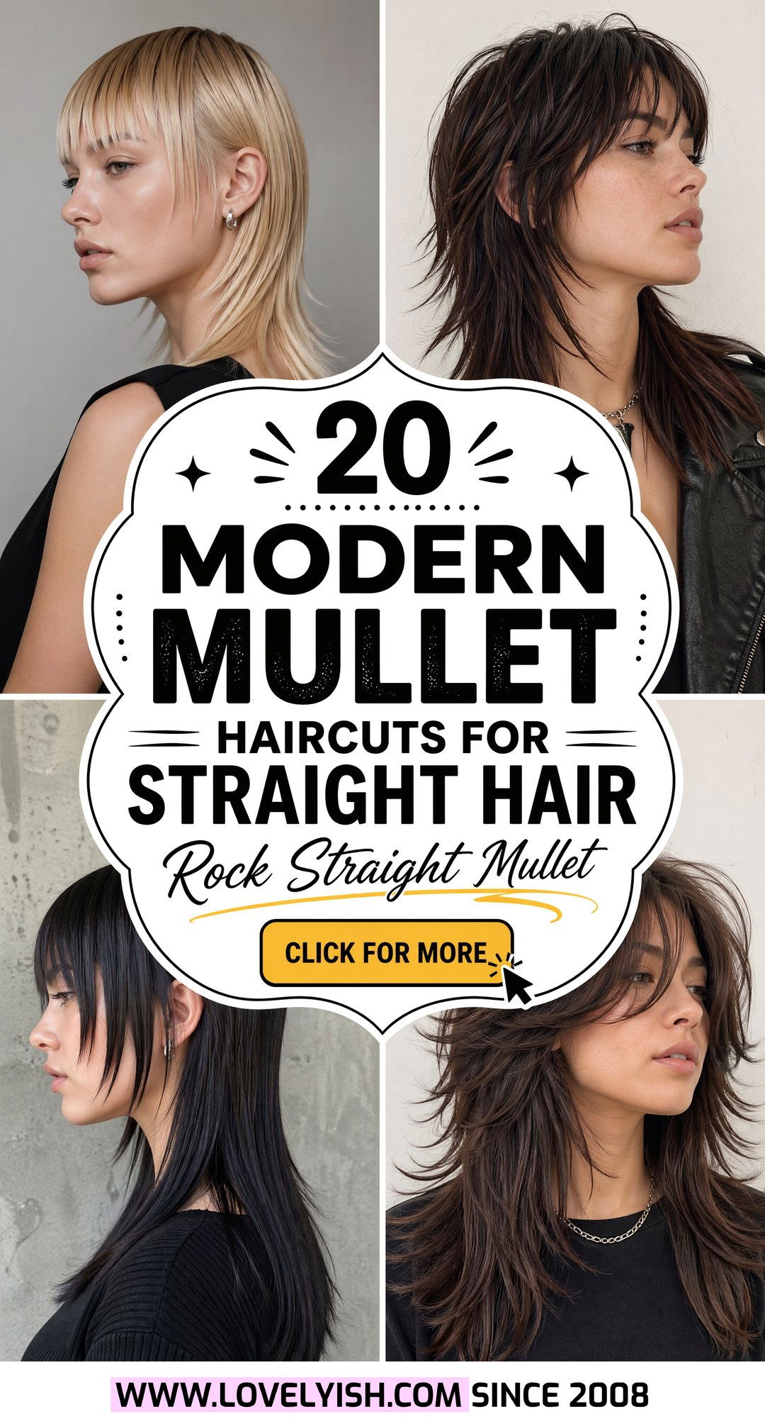 20 Modern Mullet Haircuts for Straight Hair to Rock Now - 20 Modern Mullet Haircuts for Straight Hair to Rock Now