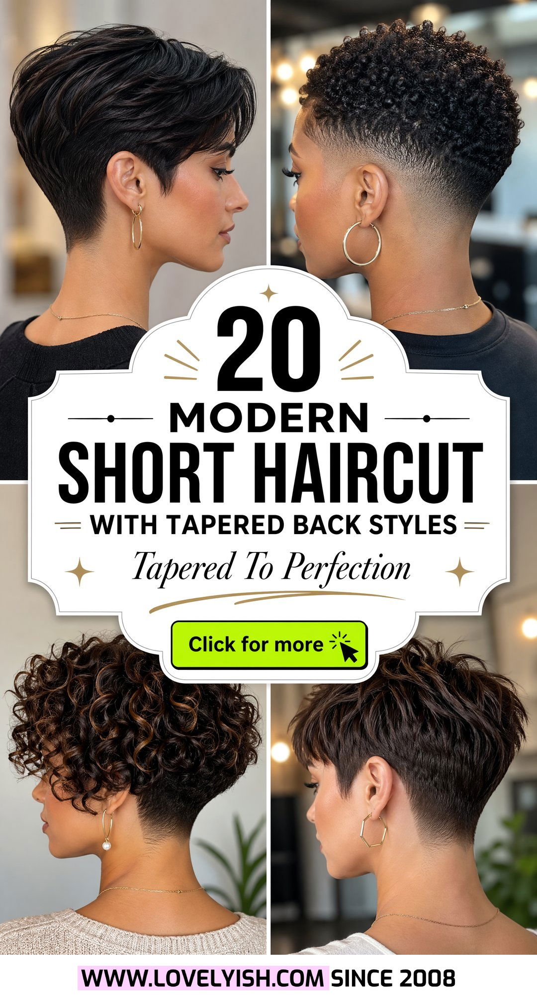 20 Modern Short Haircut with Tapered Back Styles to Try - 20 Modern Short Haircut with Tapered Back Styles to Try