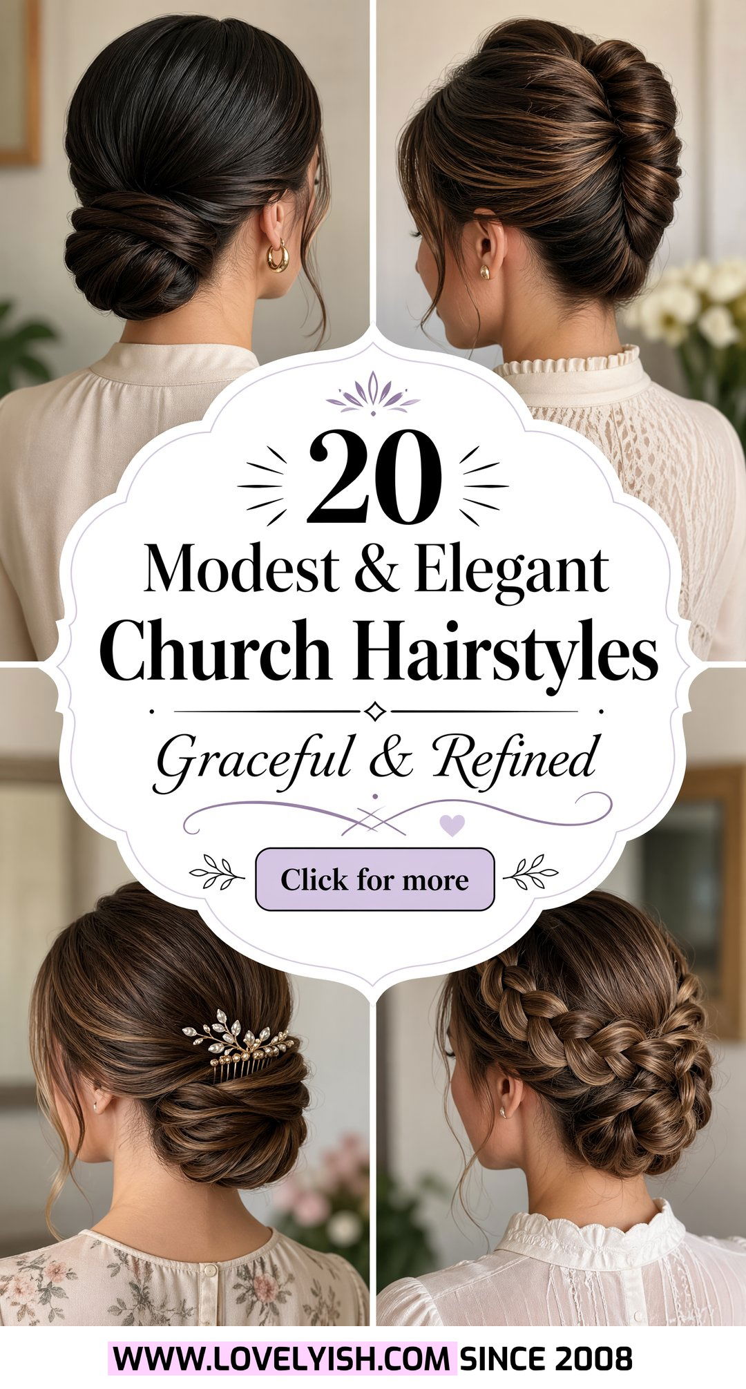 20 Modest and Elegant Church Hairstyles for Women to Try Now - 20 Modest & Elegant Church Hairstyles for Women to Try Now