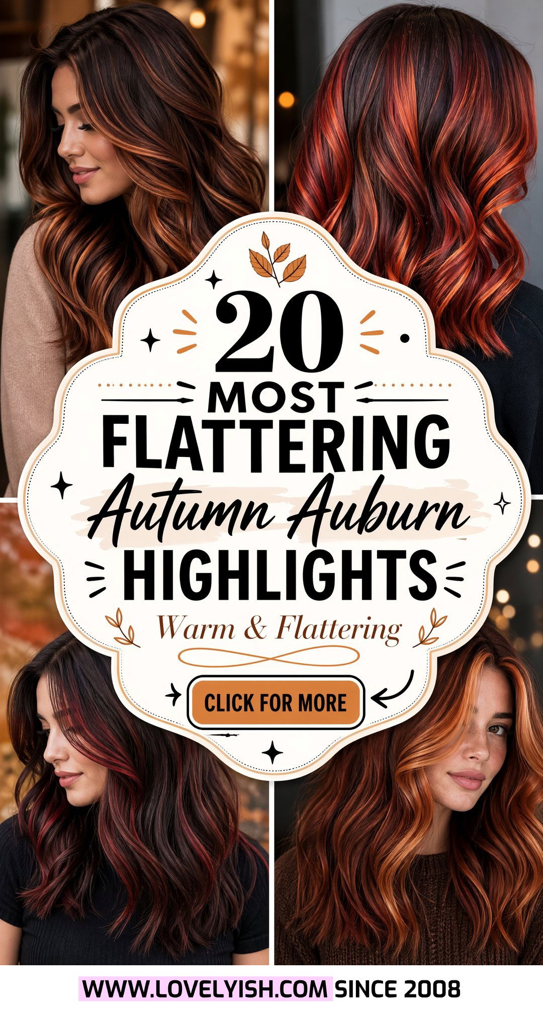 20 Most Flattering Autumn Auburn Highlights for Brunettes - 20 Most Flattering Autumn Auburn Highlights for Brunettes