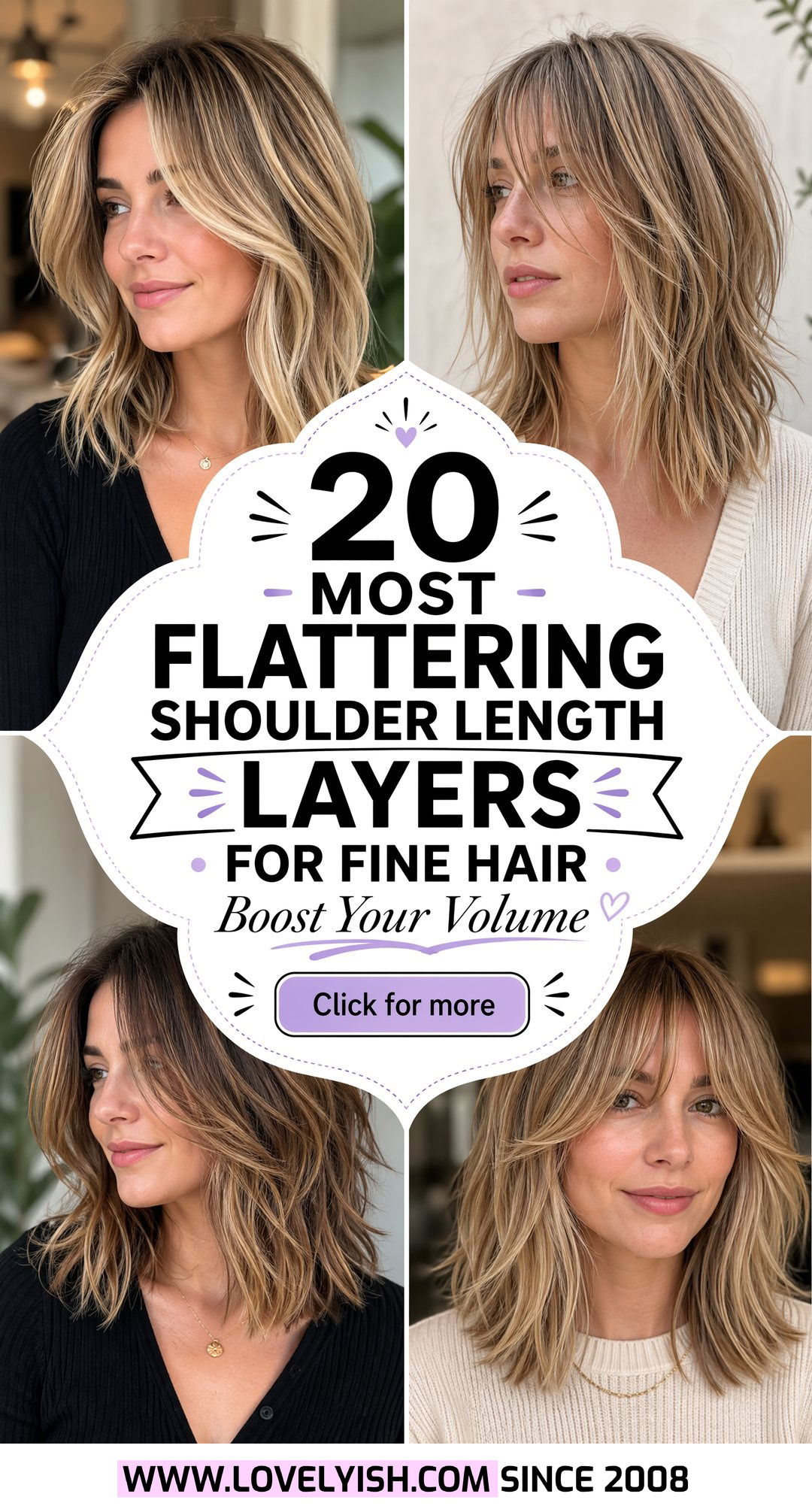 20 Most Flattering Shoulder Length Layers for Fine Hair - 20 Most Flattering Shoulder Length Layers for Fine Hair