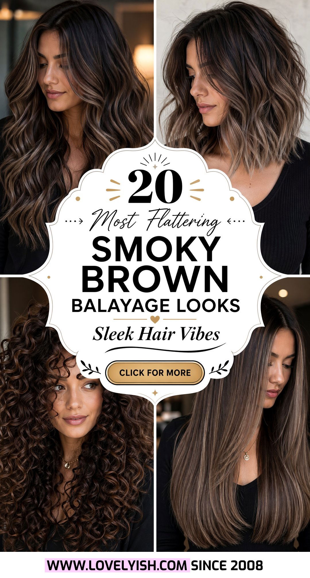 20 Most Flattering Smoky Brown Balayage Looks to Inspire You - 20 Most Flattering Smoky Brown Balayage Looks to Inspire You