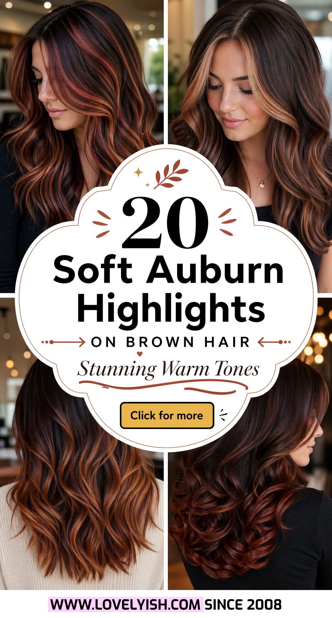 20 Most Stunning Soft Auburn Highlights on Brown Hair Looks - 20 Most Stunning Soft Auburn Highlights on Brown Hair Looks