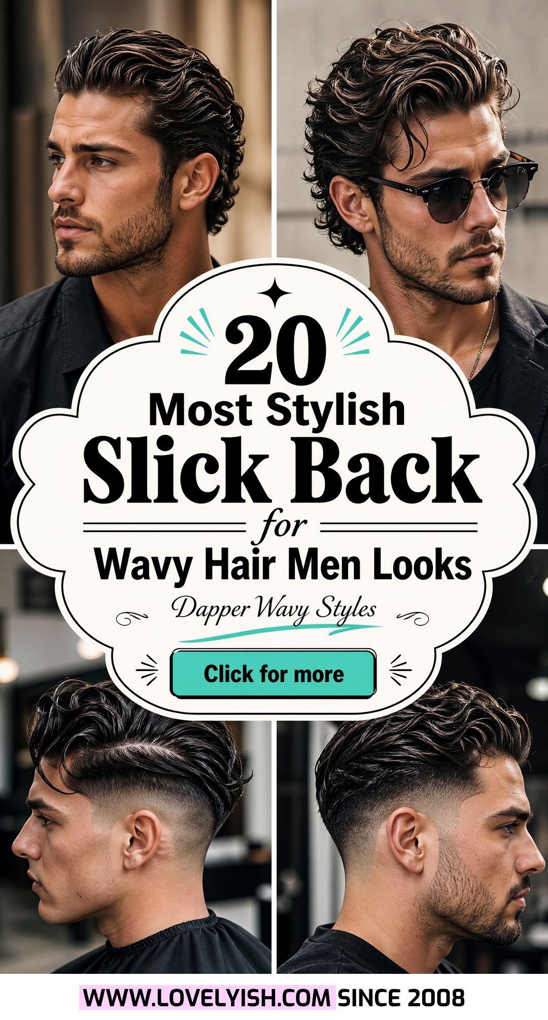 20 Most Stylish Slick Back for Wavy Hair Men Looks to Try Now - 20 Most Stylish Slick Back for Wavy Hair Men Looks to Try Now
