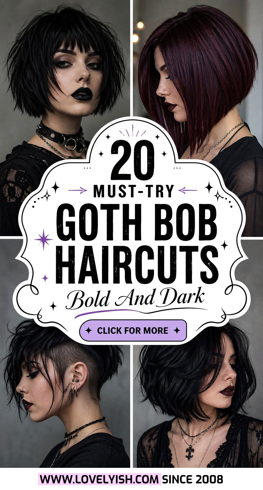 20 Must-Try Goth Bob Haircut Ideas for a Bold Dark Vibe - 20 Must-Try Goth Bob Haircut Ideas for a Bold, Dark Vibe