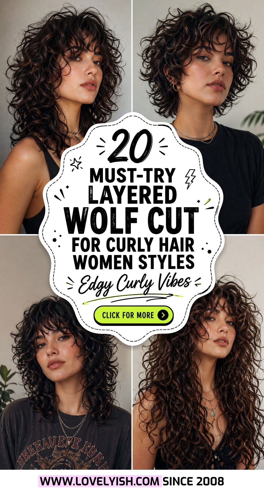 20 Must-Try Layered Wolf Cut For Curly Hair Women Styles - 20 Must-Try Layered Wolf Cut For Curly Hair Women Styles