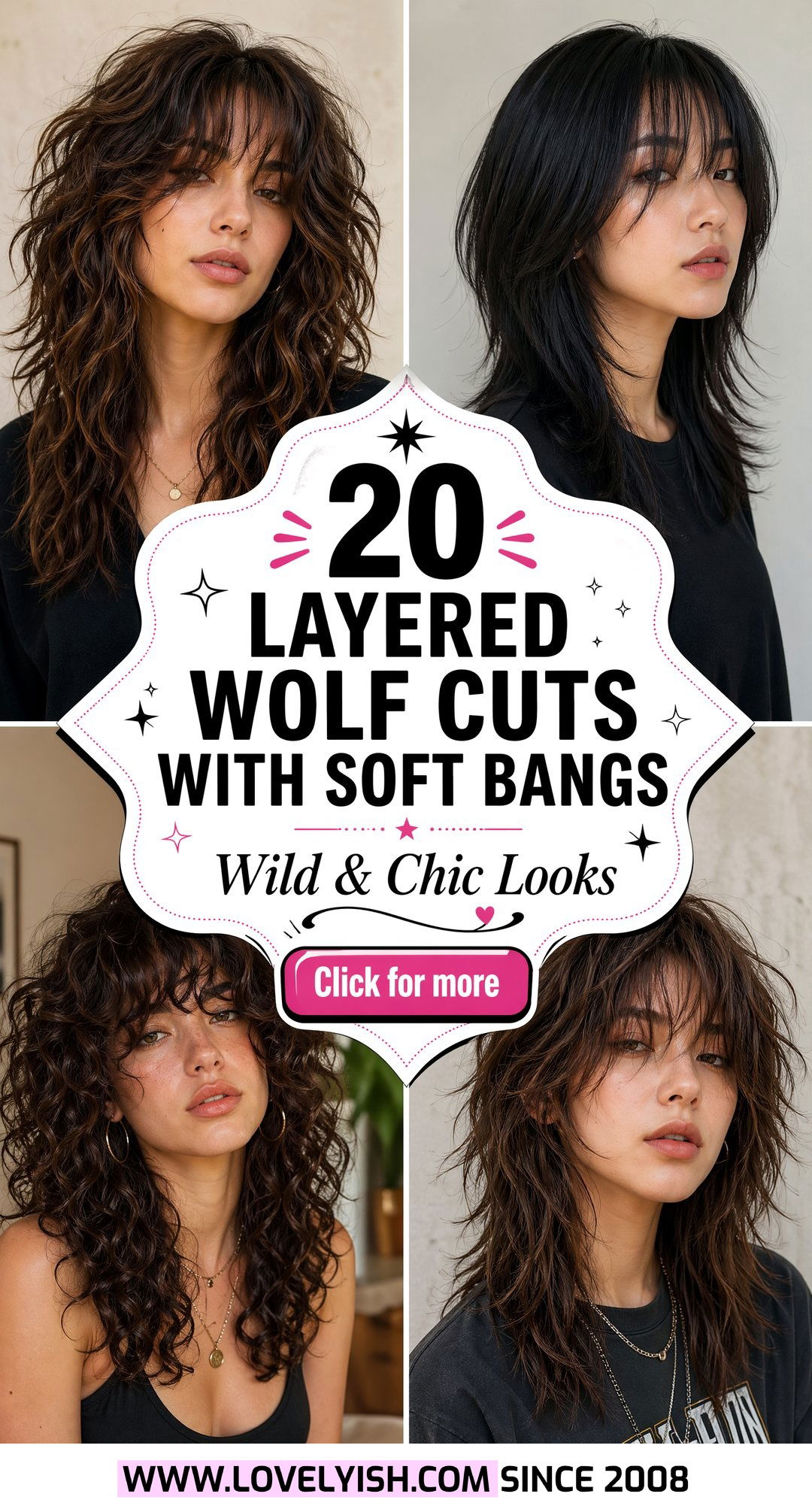 20 Must-Try Layered Wolf Cut With Soft Bangs Ideas Today - 20 Must-Try Layered Wolf Cut With Soft Bangs Ideas Today