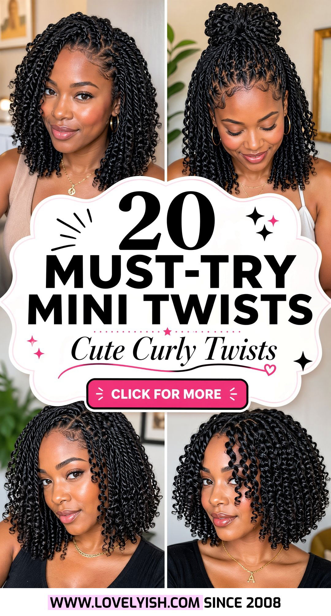 20 Must-Try Mini Twists with Curly Ends for Natural Hair - 20 Must-Try Mini Twists with Curly Ends for Natural Hair