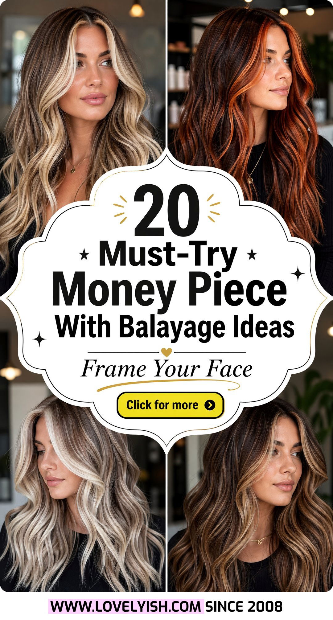 20 Must-Try Money Piece With Balayage Looks for Your Hair - 20 Must-Try Money Piece With Balayage Looks for Your Hair