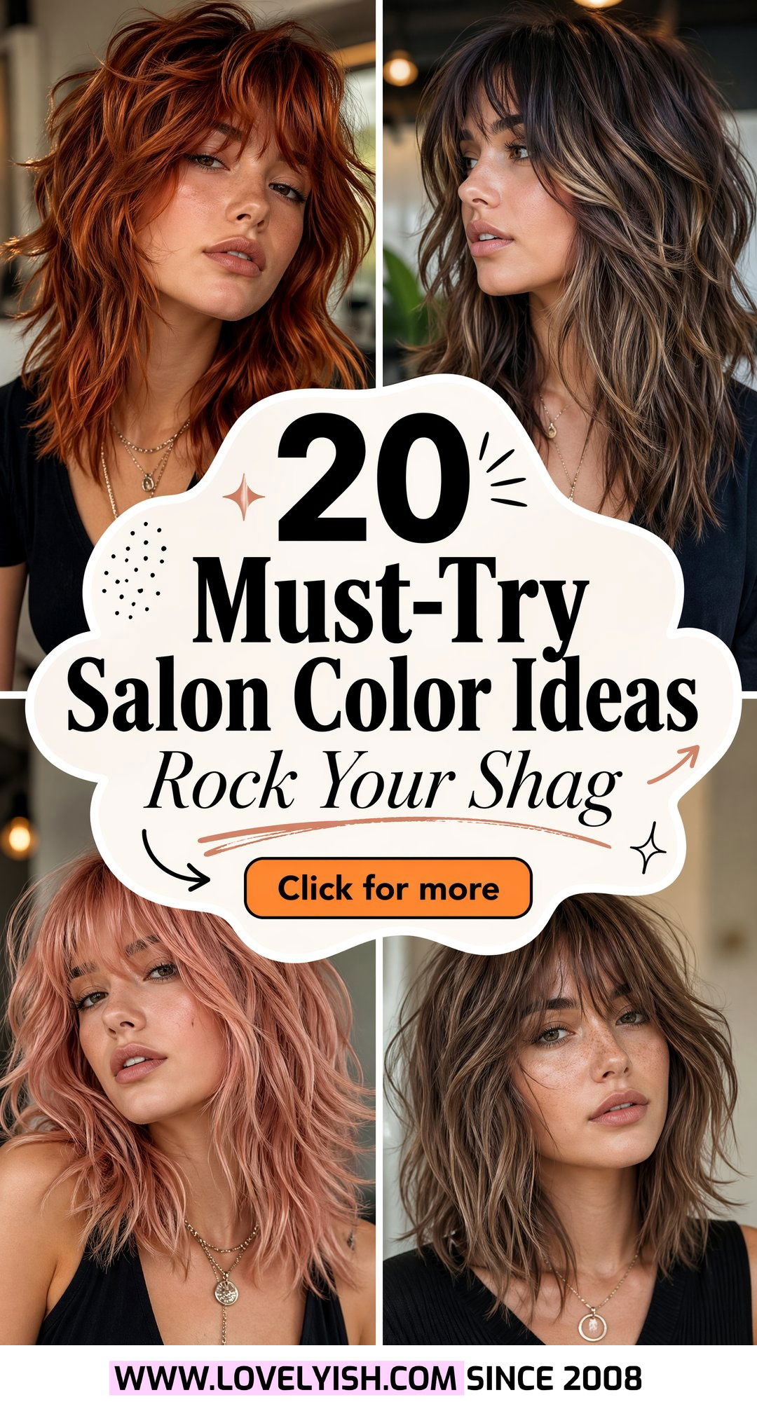 20 Must-Try Salon Color Ideas for Trendy Shag Haircuts - 20 Must-Try Salon Color Ideas for Trendy Shag Haircuts