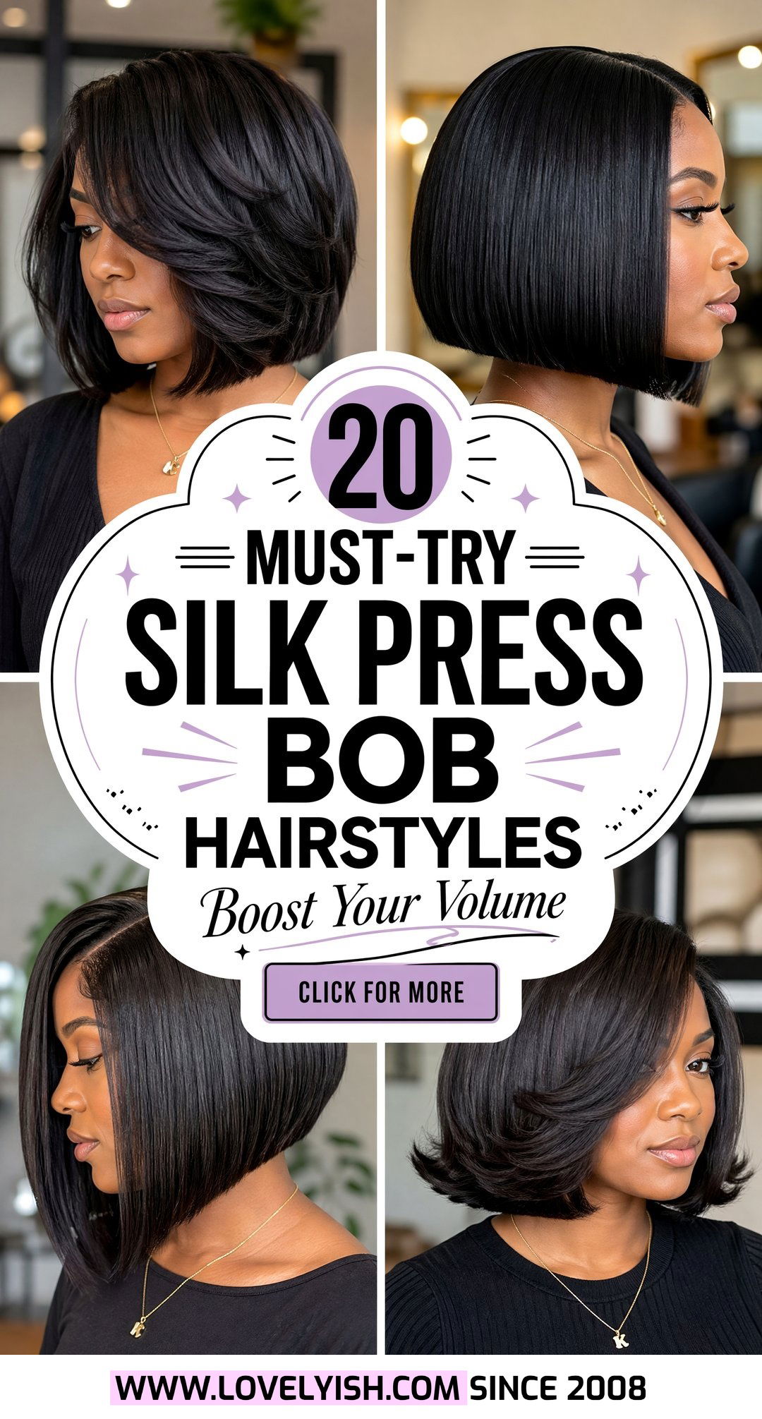 20 Must-Try Silk Press Bob Hairstyles for Fine Hair Today - 20 Must-Try Silk Press Bob Hairstyles for Fine Hair Today