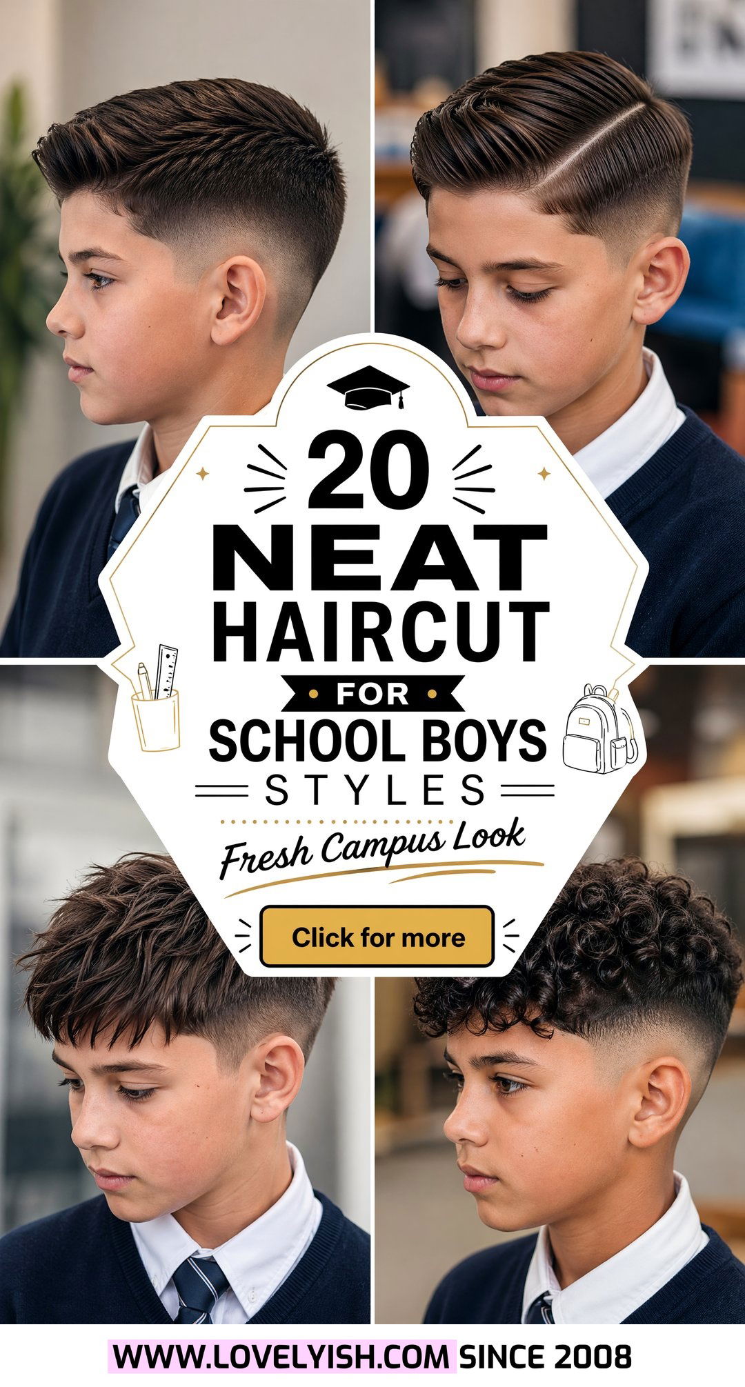 20 Neat Haircut for School Boys to Look Fresh and Stylish - 20 Neat Haircut for School Boys to Look Fresh & Stylish