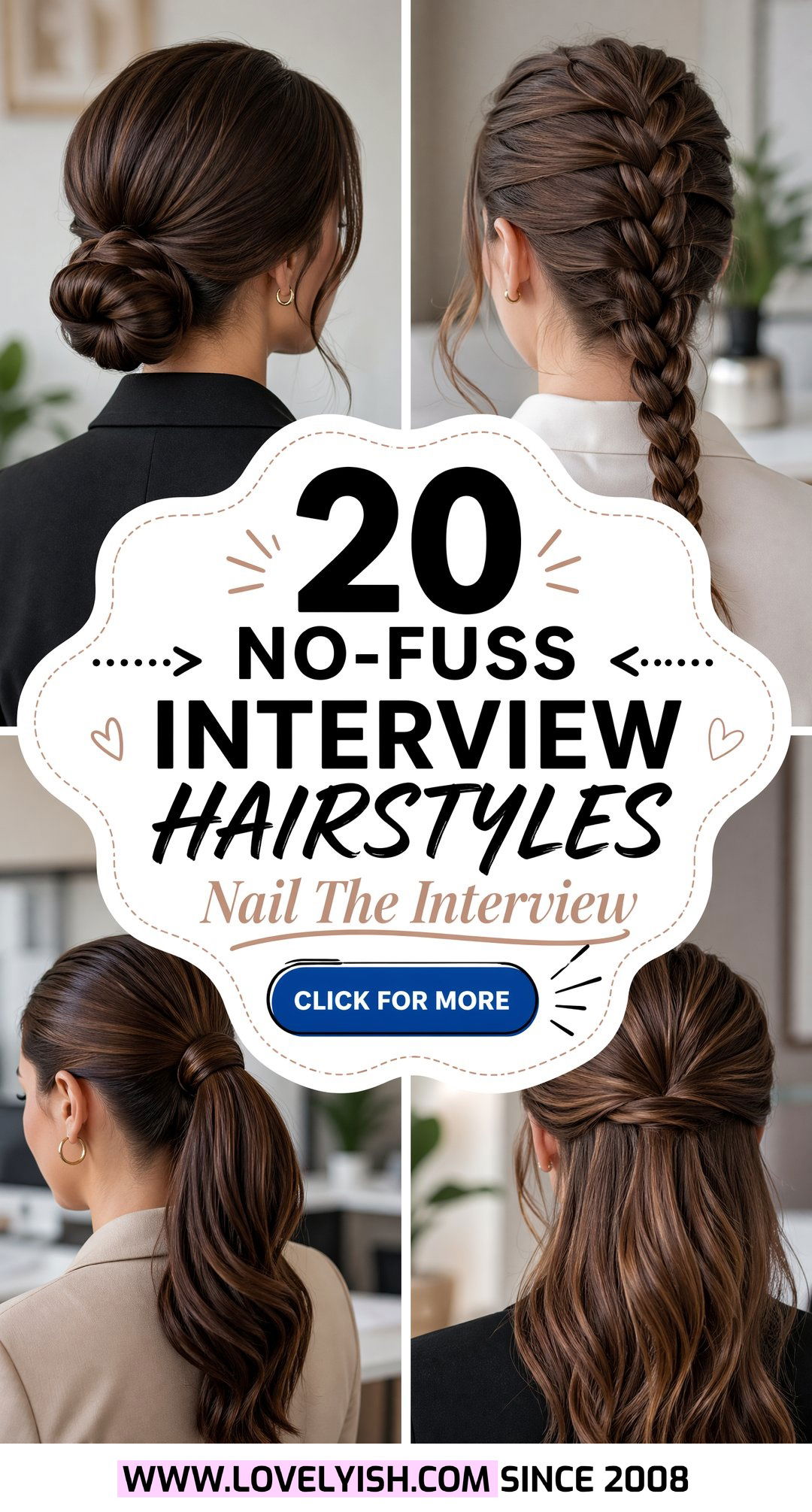 20 No-Fuss Interview Hairstyle Ideas for Women on the Go - 20 No-Fuss Interview Hairstyle Ideas for Women on the Go