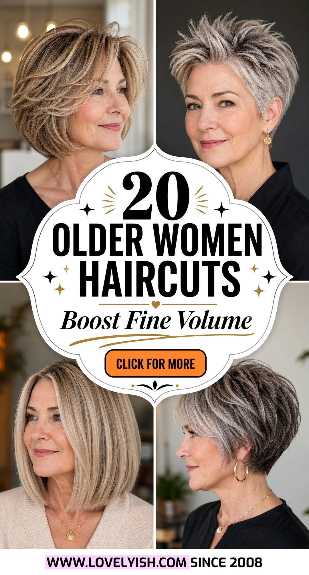 20 Older Women Haircut Ideas For Thin Hair To Boost Volume - 20 Older Women Haircut Ideas For Thin Hair To Boost Volume