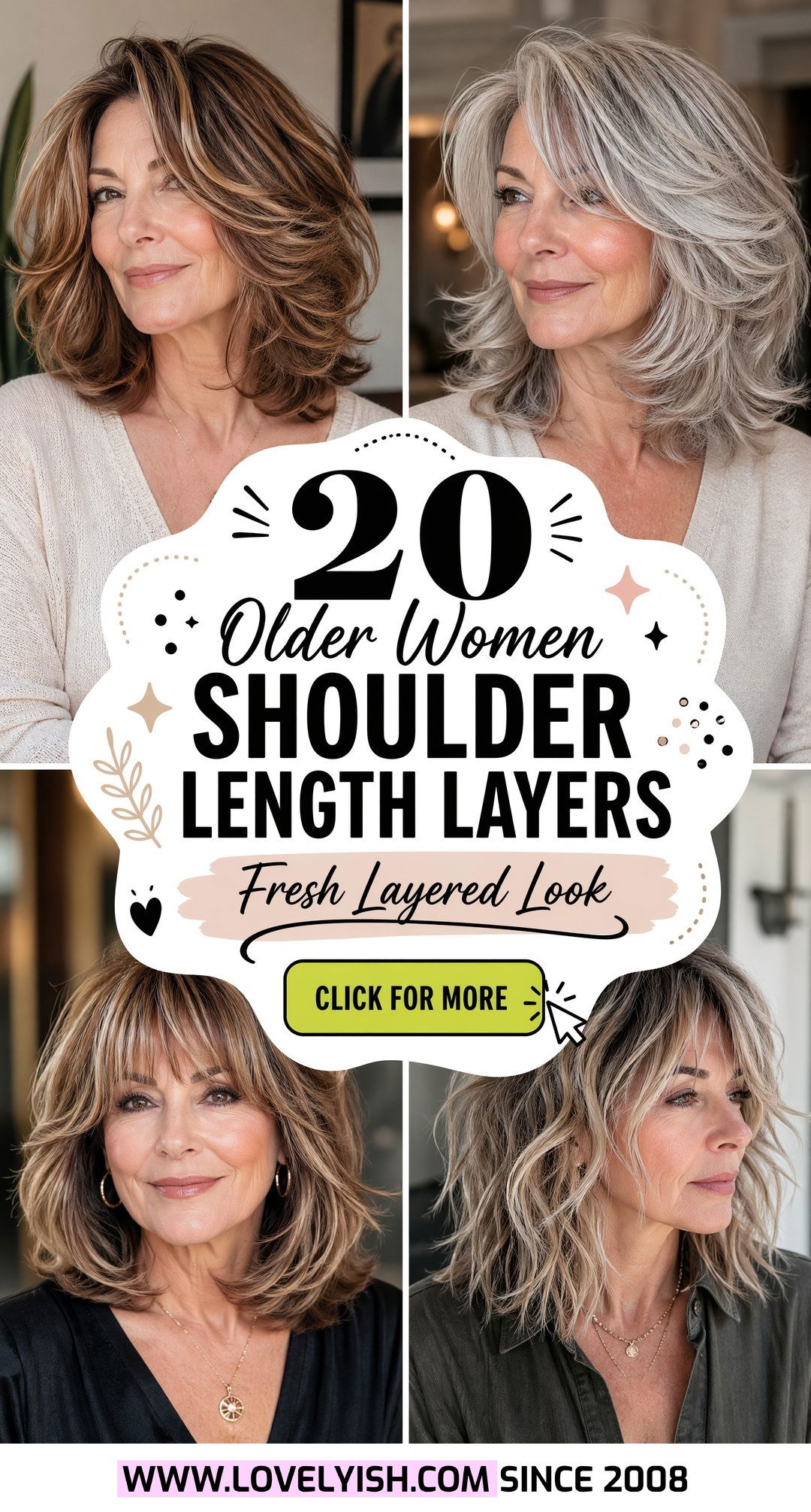 20 Older Women Shoulder Length Layer Ideas For A Fresh Look - 20 Older Women Shoulder Length Layer Ideas For A Fresh Look