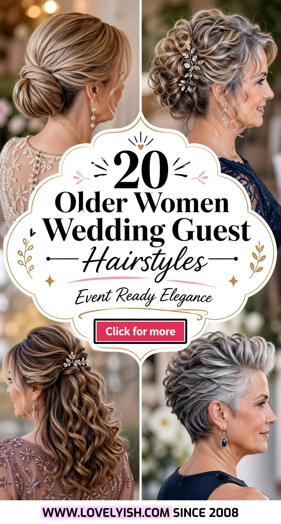 20 Older Women Wedding Guest Hair Ideas For Your Next Event - 20 Older Women Wedding Guest Hair Ideas For Your Next Event