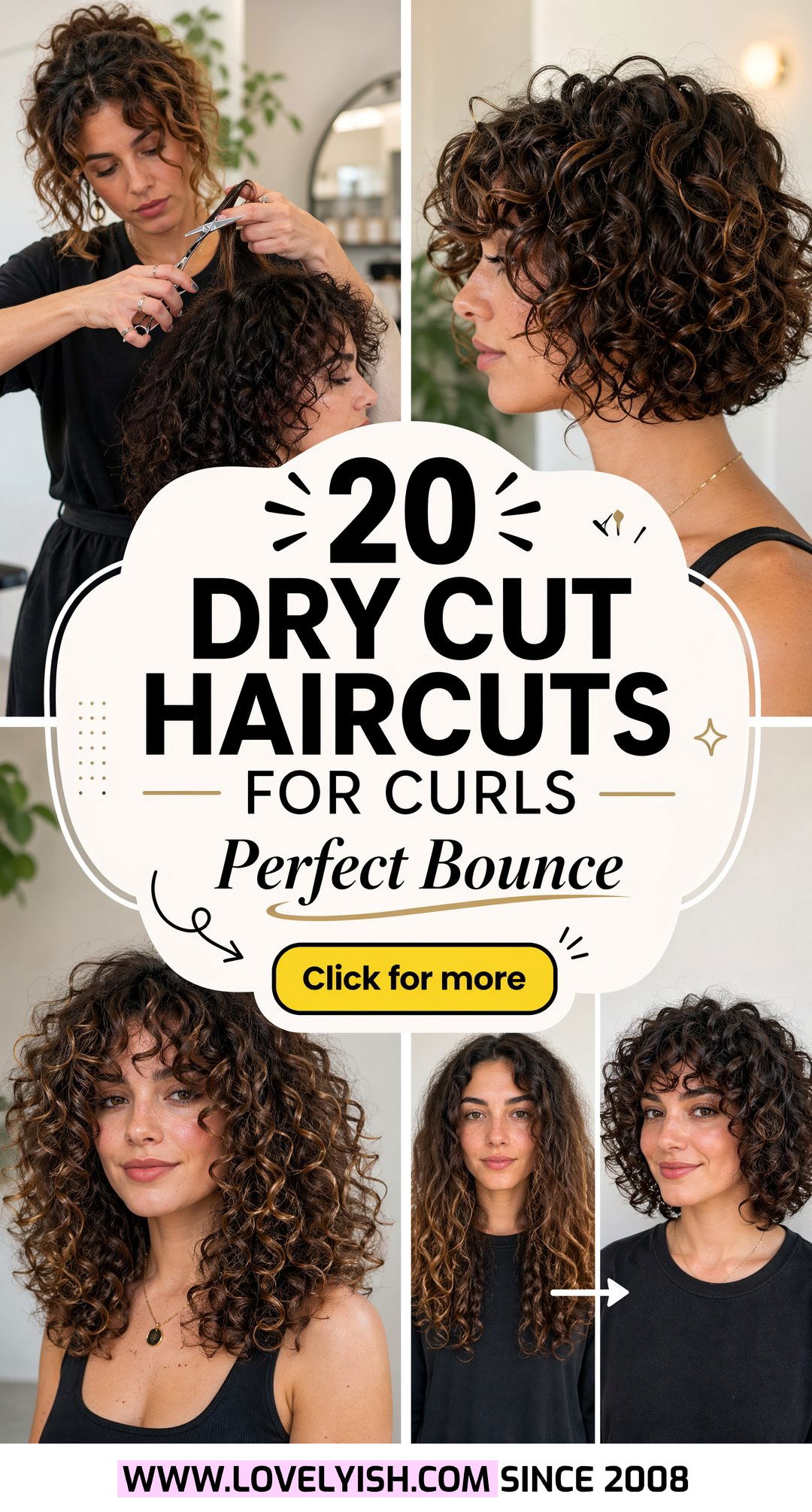 20 Perfect Dry Cut Haircut Ideas for Curls Shape and Bounce - 20 Perfect Dry Cut Haircut Ideas for Curls: Shape & Bounce