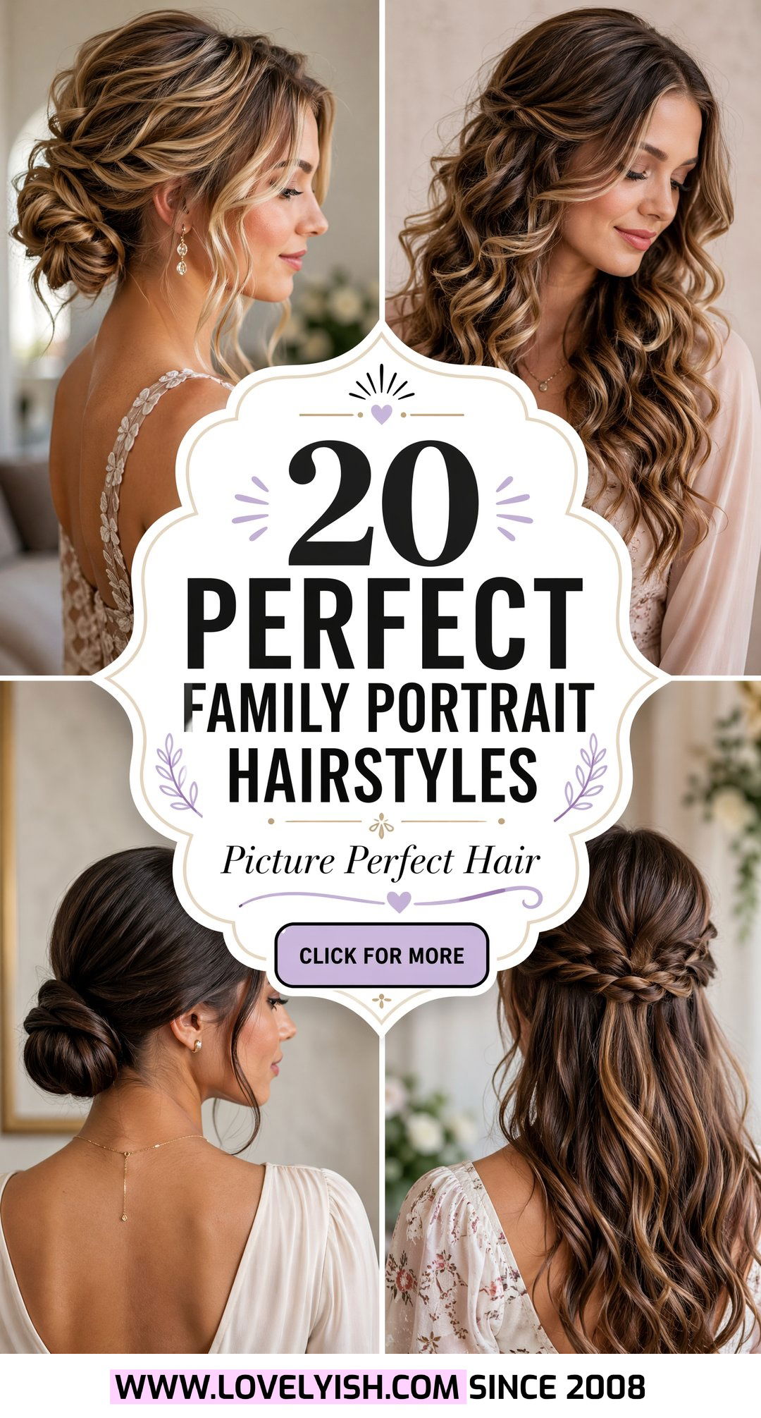 20 Perfect Family Portrait Hairstyles For Women to Try Now - 20 Perfect Family Portrait Hairstyles For Women to Try Now