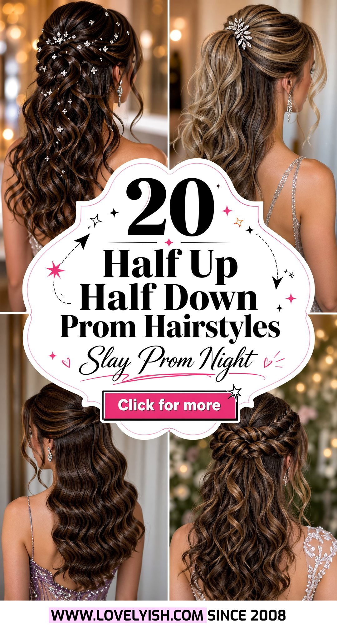 20 Perfect Half Up Half Down Prom Hairstyles for Your Night - 20 Perfect Half Up Half Down Prom Hairstyles for Your Night