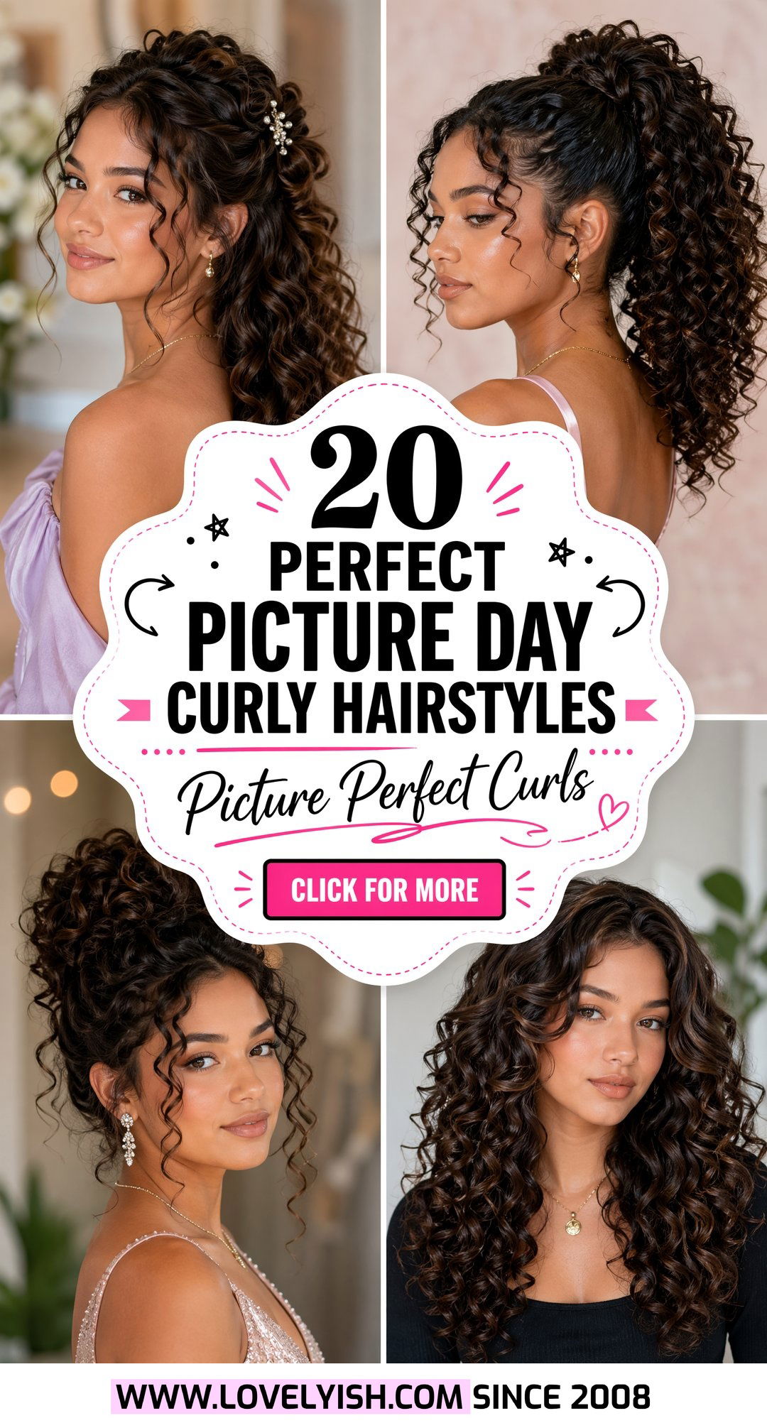 20 Perfect Picture Day Hairstyle With Curls for Teen Girls - 20 Perfect Picture Day Hairstyle With Curls for Teen Girls
