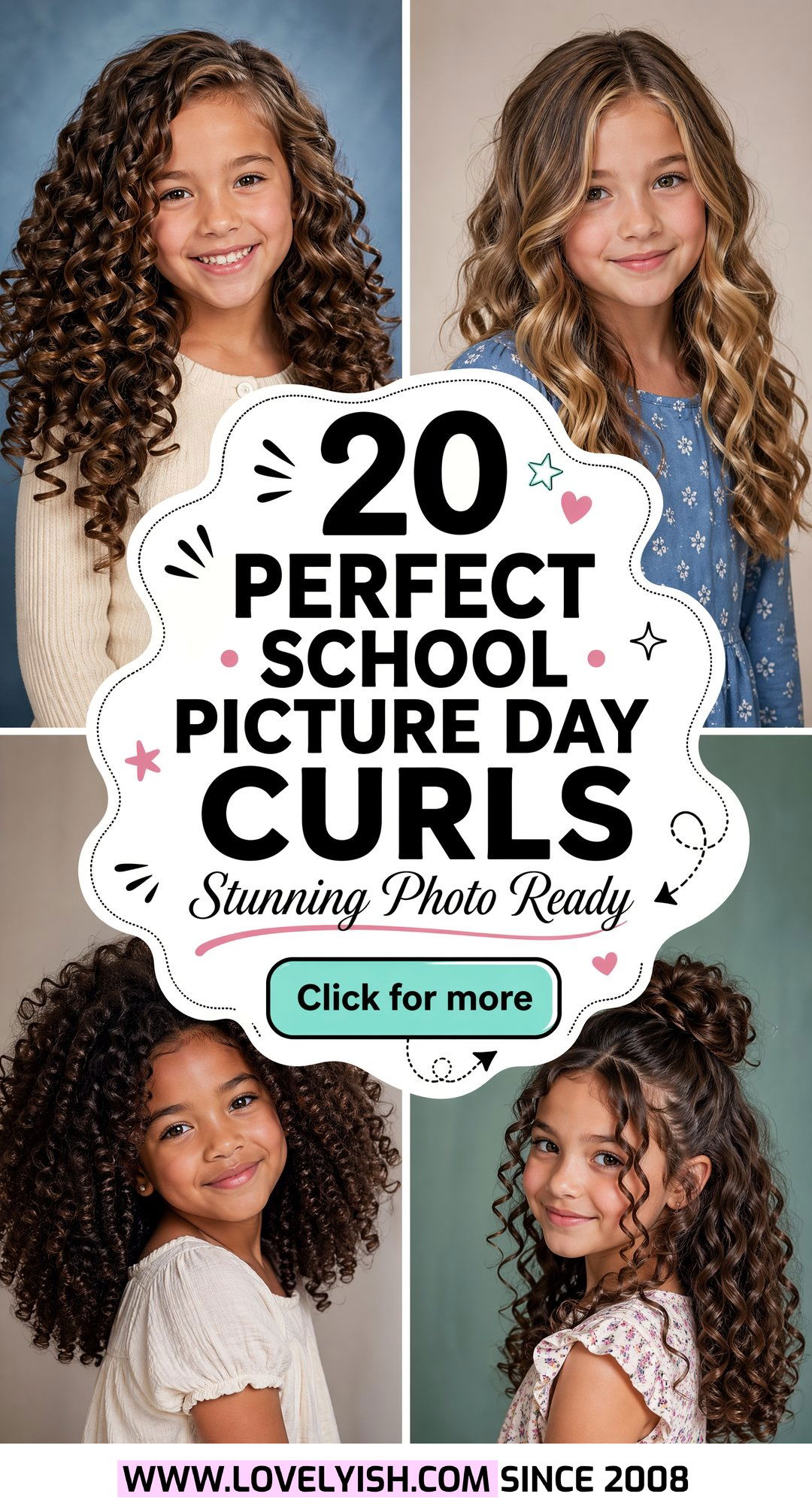 20 Perfect School Picture Day Curls for Stunning Photos - 20 Perfect School Picture Day Curls for Stunning Photos