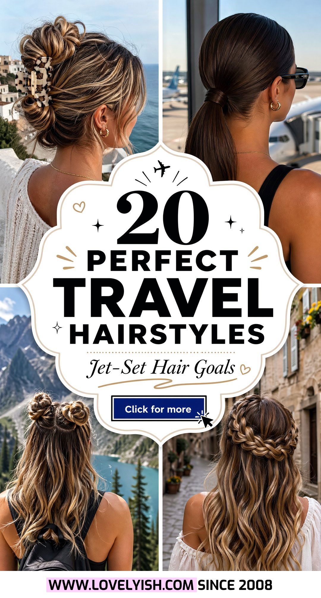 20 Perfect Travel Hairstyle Ideas For Shoulder Length Hair - 20 Perfect Travel Hairstyle Ideas For Shoulder Length Hair