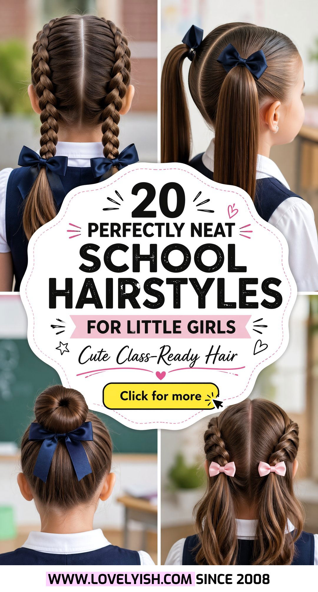 20 Perfectly Neat School Hairstyle for Little Girls Ideas - 20 Perfectly Neat School Hairstyle for Little Girls Ideas