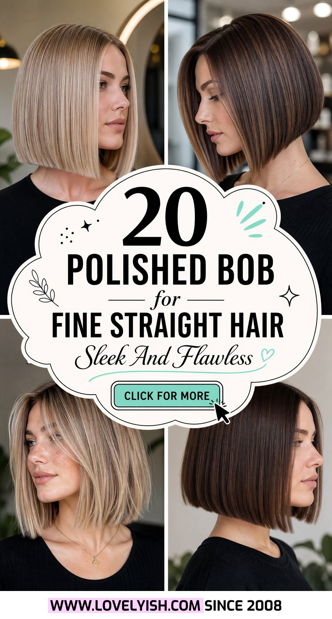 20 Polished Bob for Fine Straight Hair Looks You Will Love - 20 Polished Bob for Fine Straight Hair Looks You Will Love
