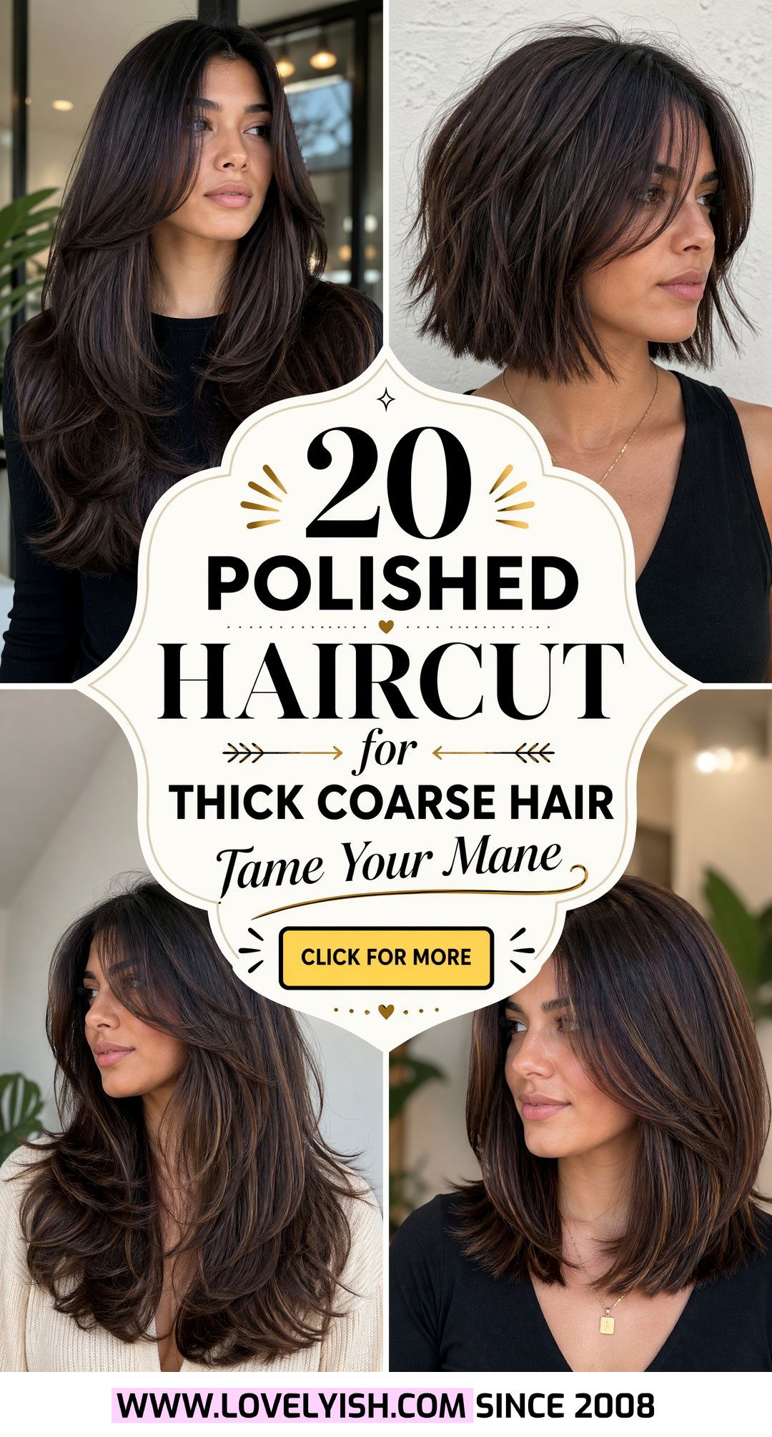 20 Polished Haircut for Thick Coarse Hair to Transform You - 20 Polished Haircut for Thick Coarse Hair to Transform You